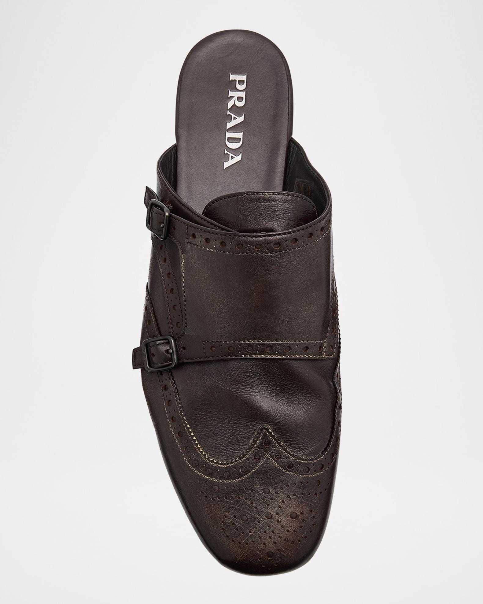New Prada Shuffle double monk strap shoes $1,250 9.5 Prada Men main image 2