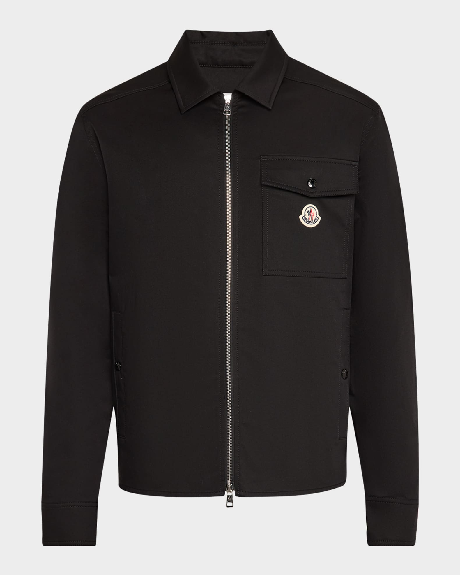 Men's Full-Zip Twill Overshirt 0