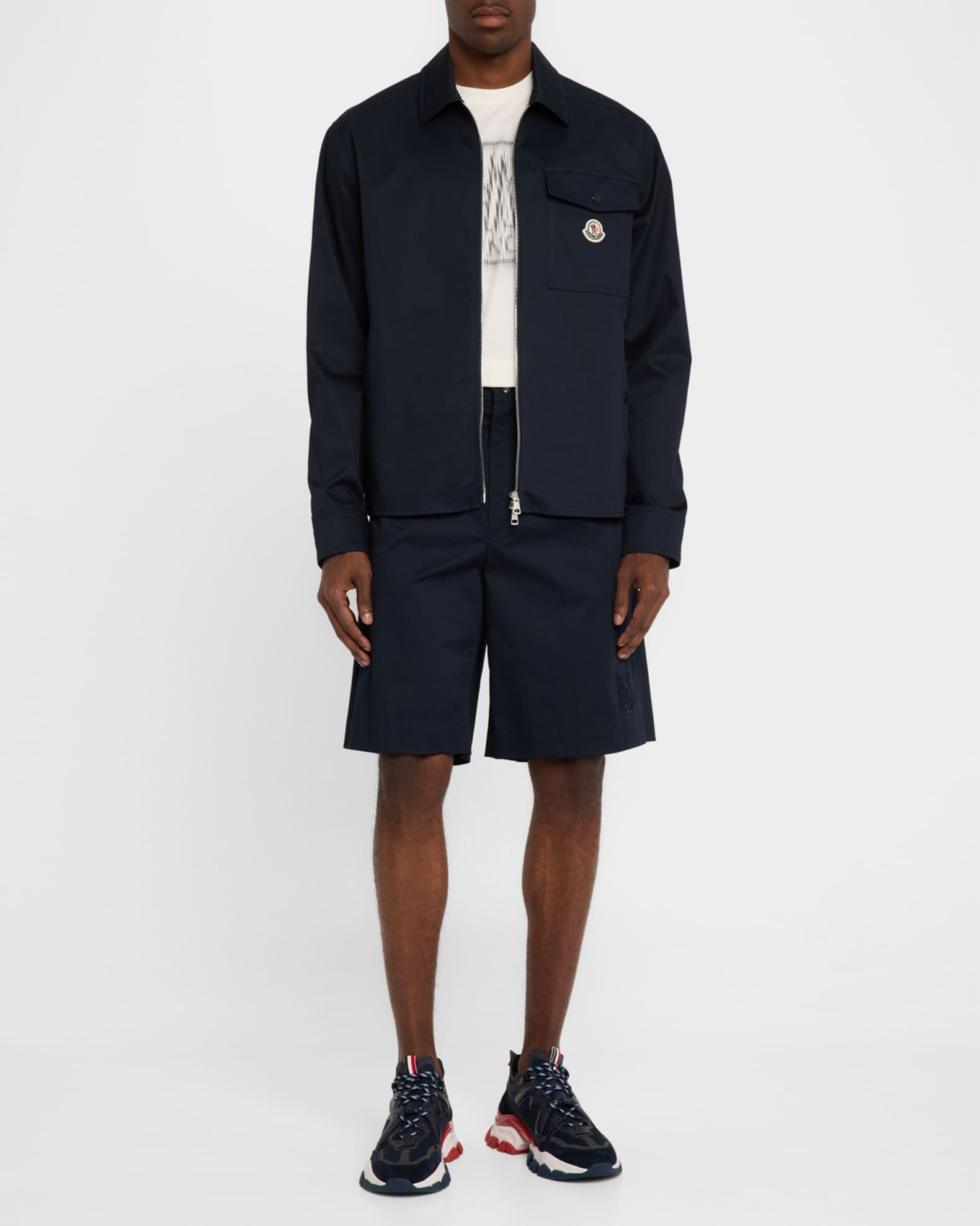 Men's Full-Zip Twill Overshirt 1