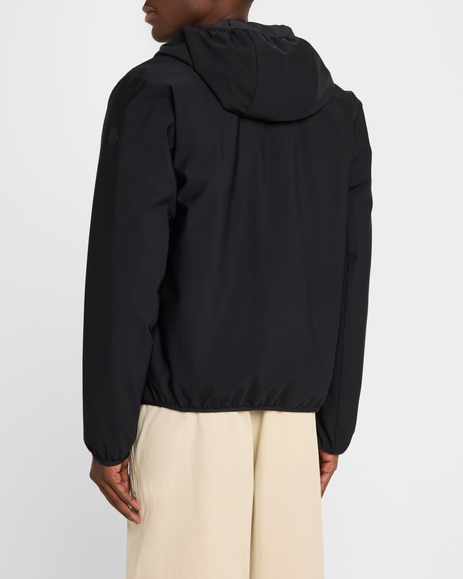 関税込 Moncler ZUMELES HOODED SHELL JACKET Black Zumeles Hooded Shell Jacket - Windbreakers & Raincoats