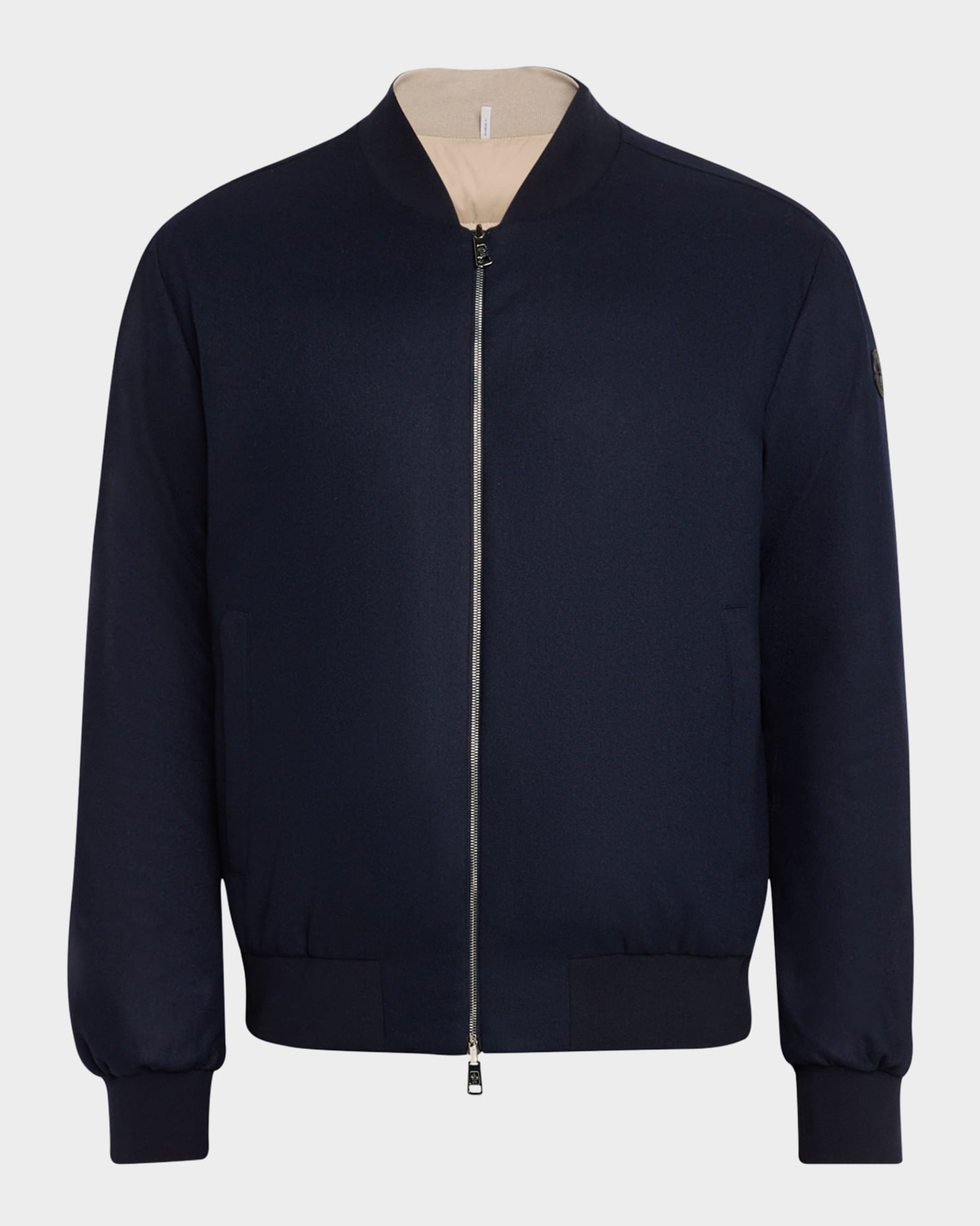 Moncler Men s Villerest Cashmere Bomber Jacket Neiman Marcus