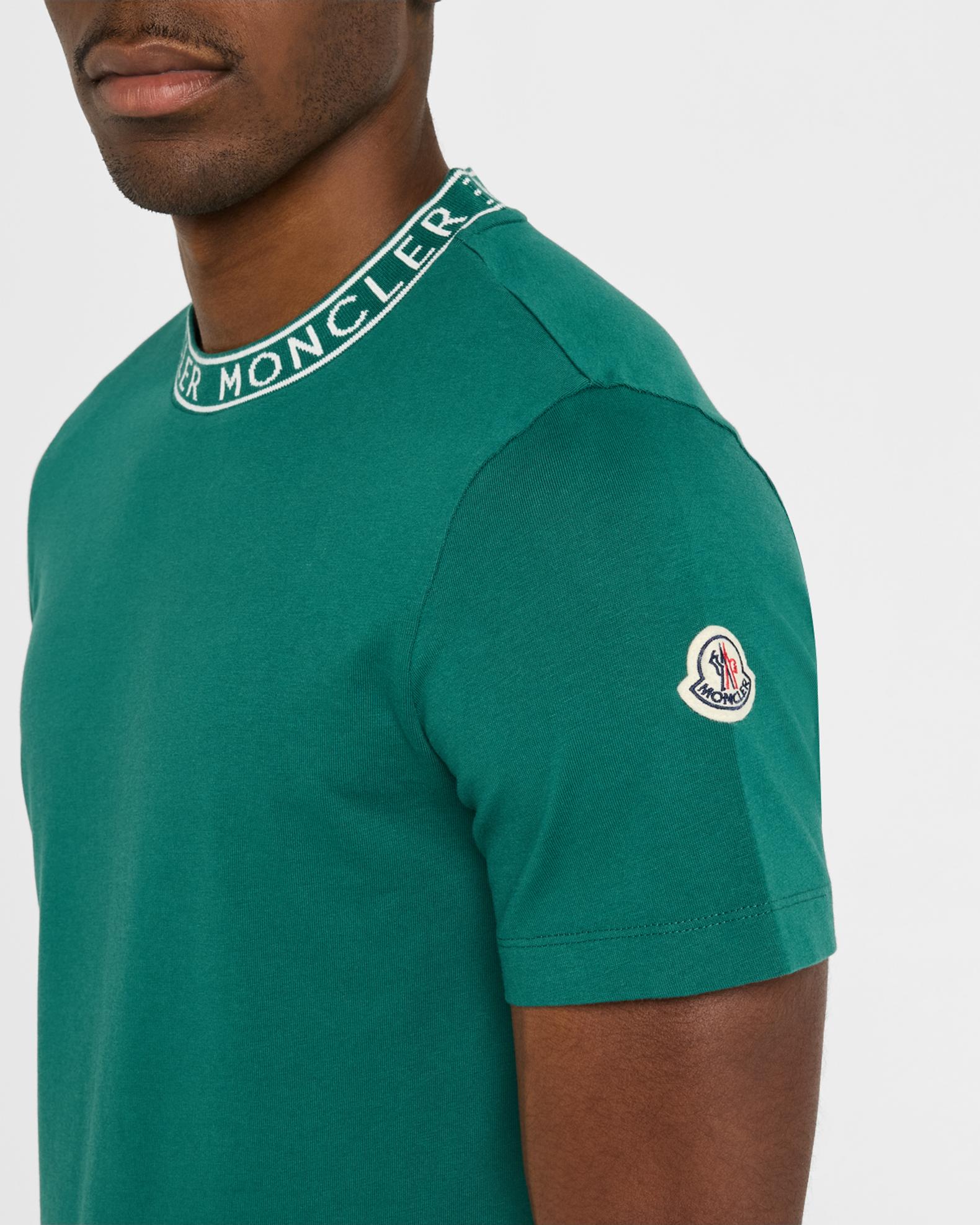 Moncler Men's Logo-Collar Jersey T-Shirt | Neiman Marcus