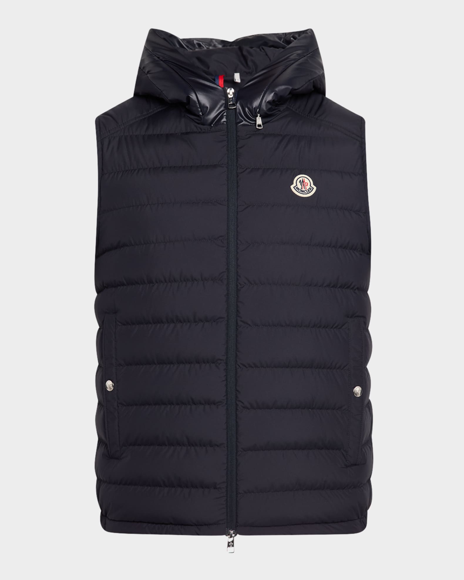 【送料0円】 Bourget Men's Moncler Hooded Marcus Neiman | Vest Down ジャケット・アウター