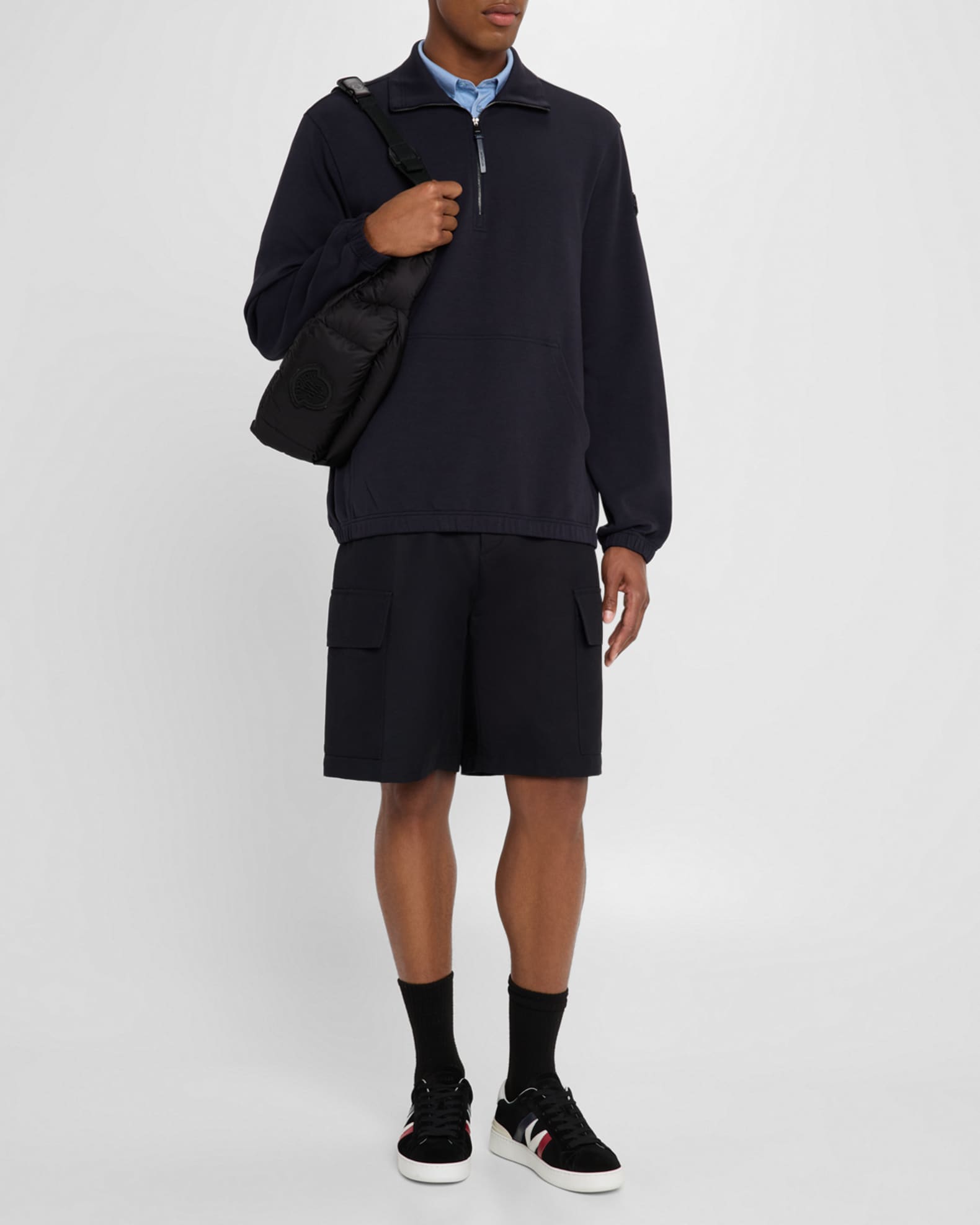 Men's Quarter-Zip Interlock Sweatshirt 1