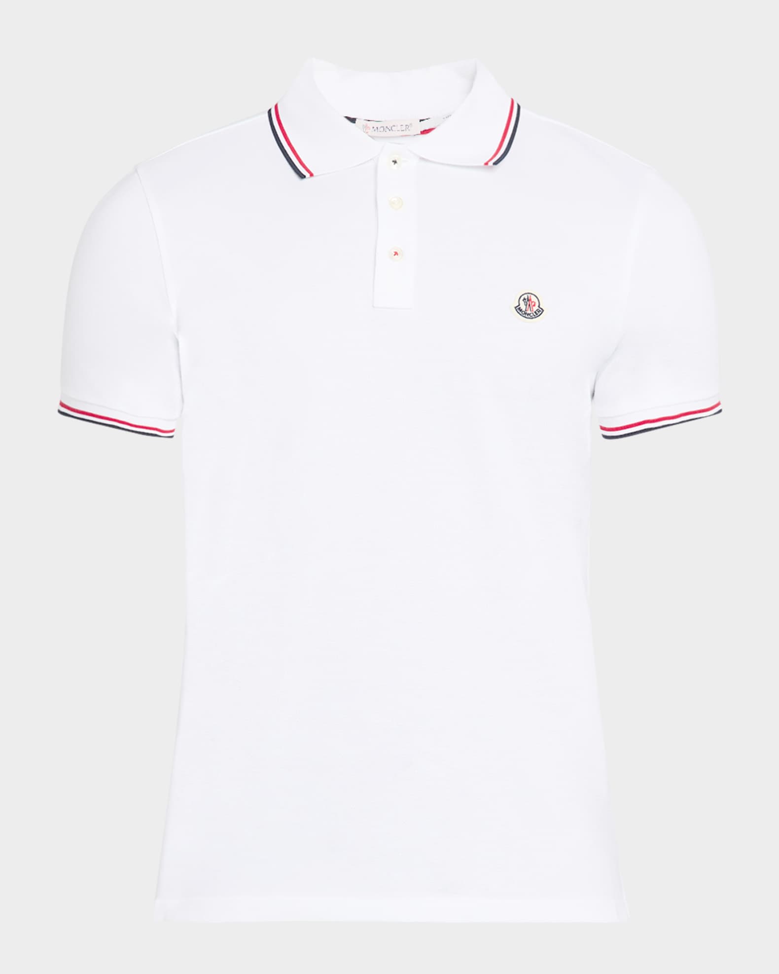Men s Striped Trim Polo Shirt