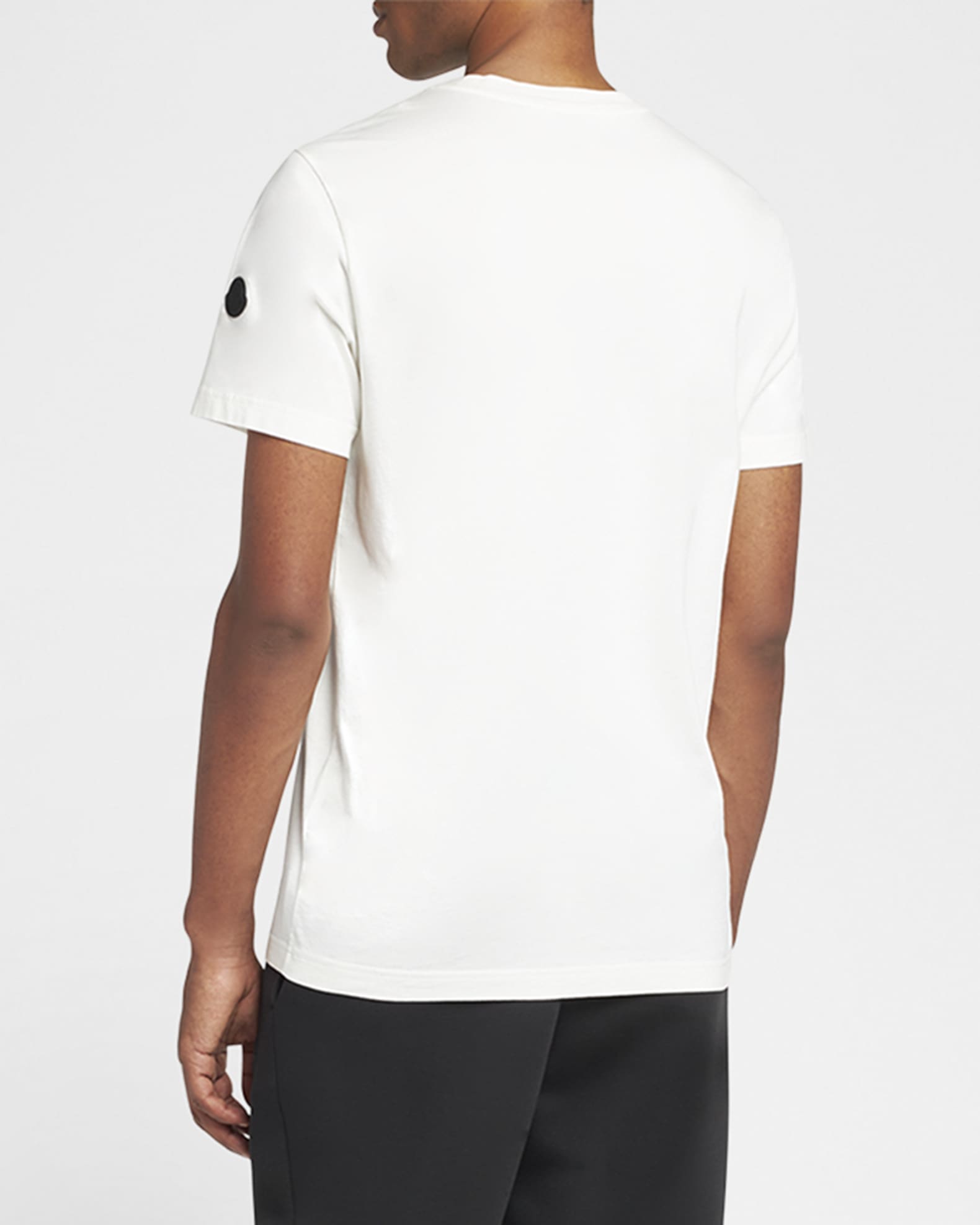 Moncler Men's Cotton Faded Logo T-Shirt | Neiman Marcus