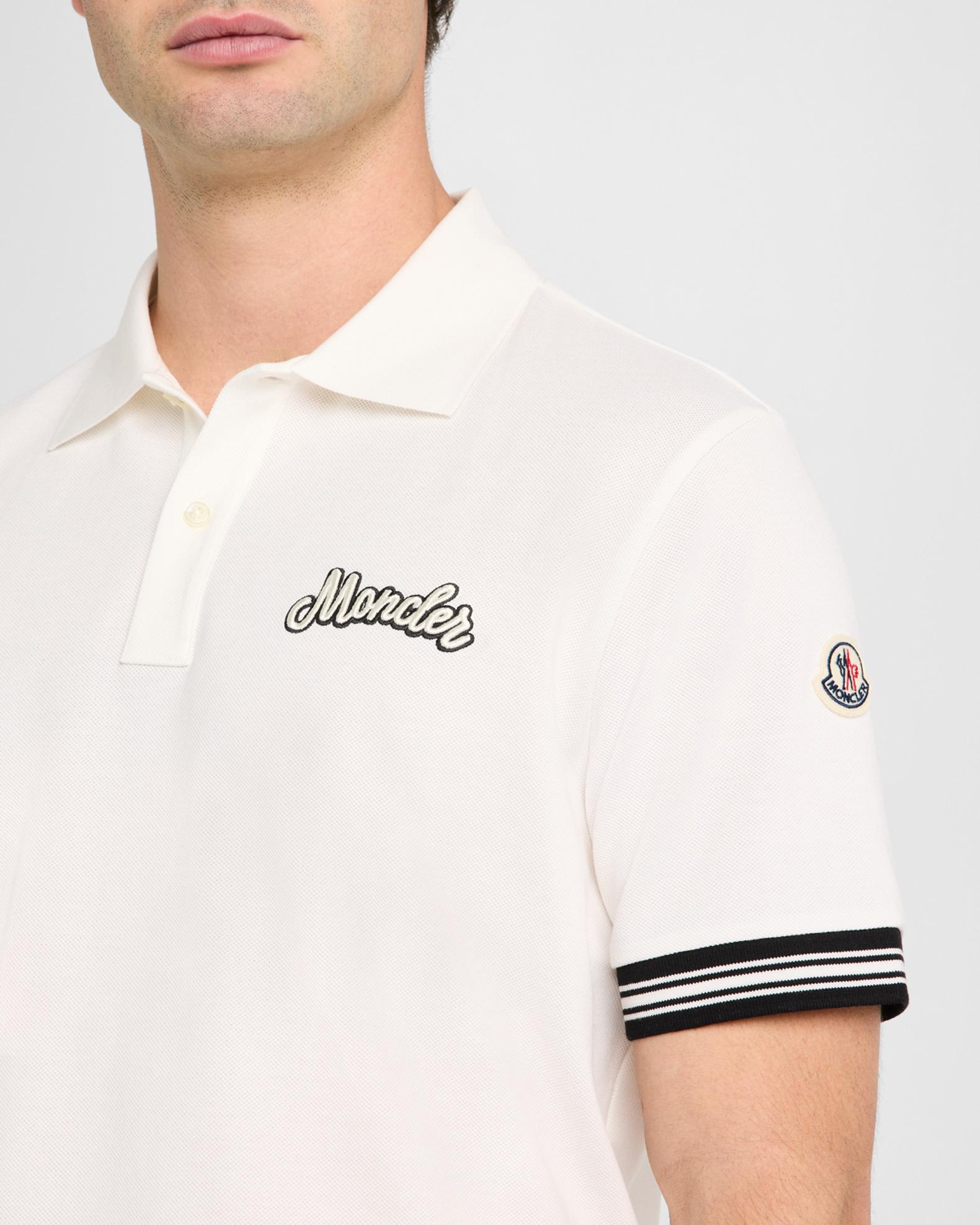 Moncler Men's Cotton Logo Polo Shirt | Neiman Marcus