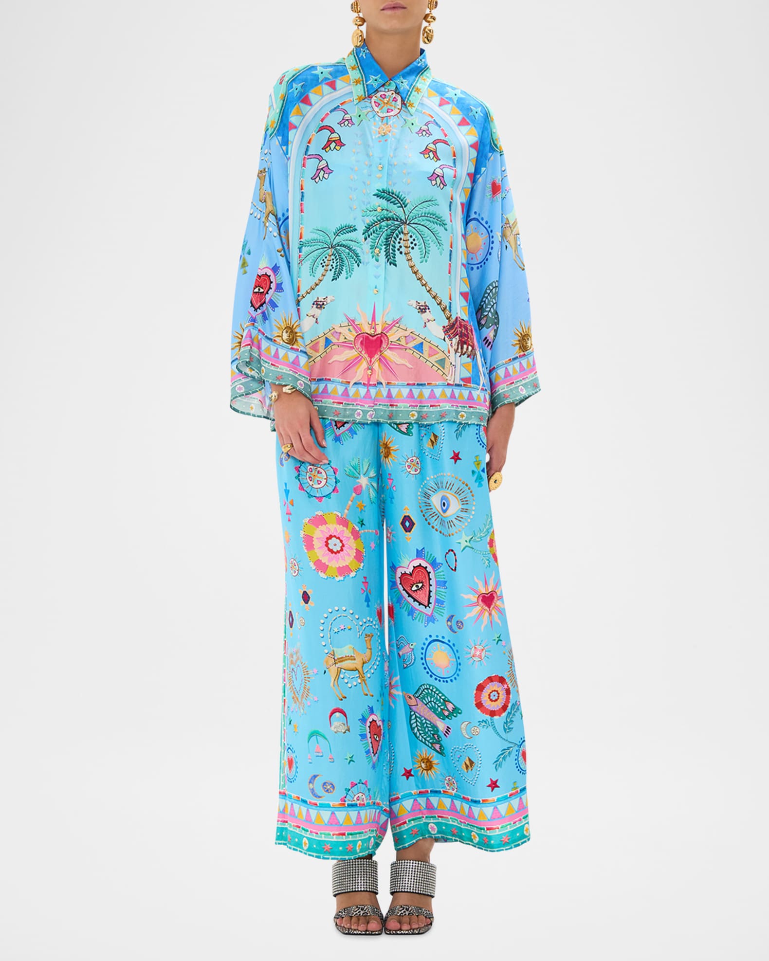 A Painted Village Tuck Front Pants 1