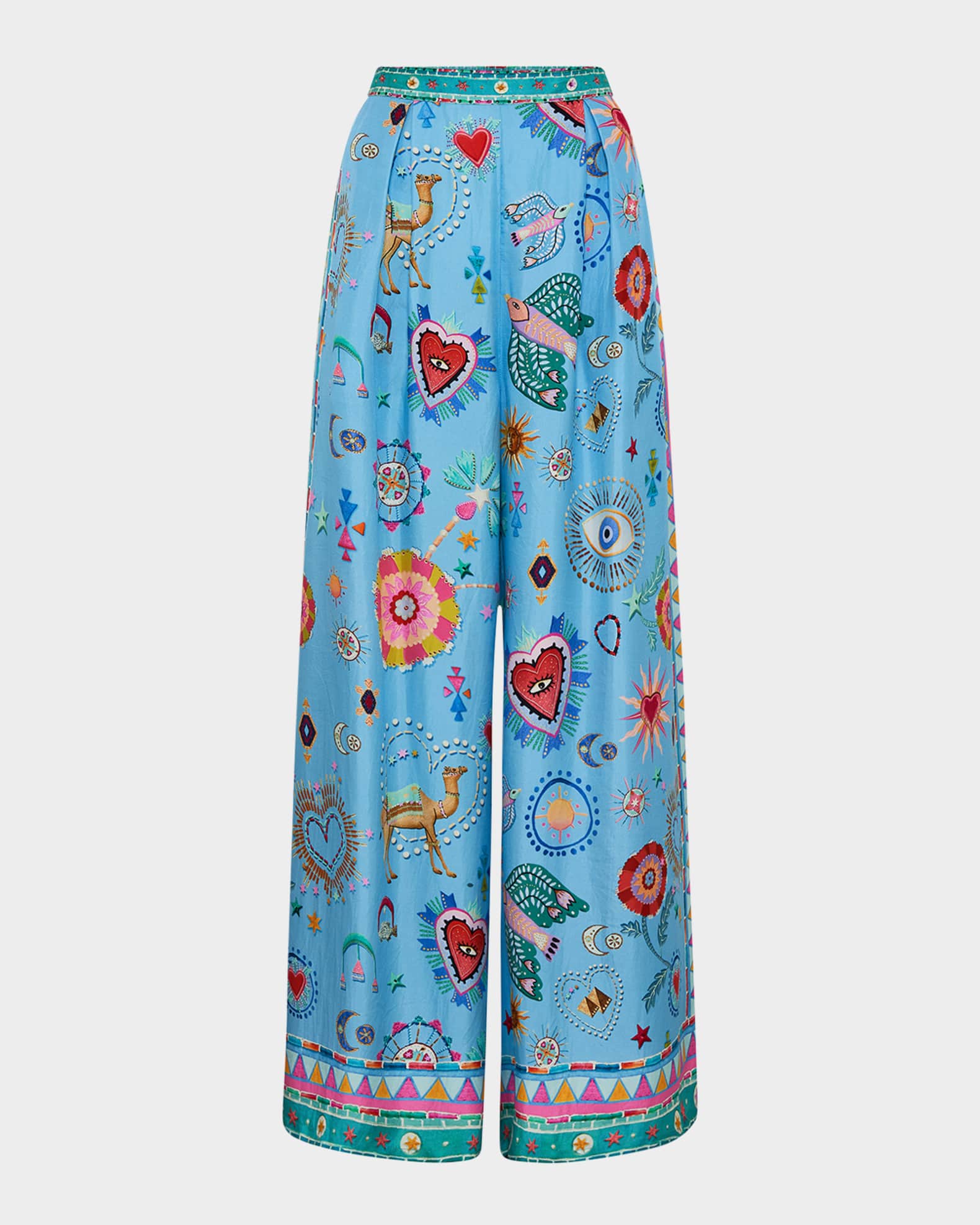 A Painted Village Tuck Front Pants 0