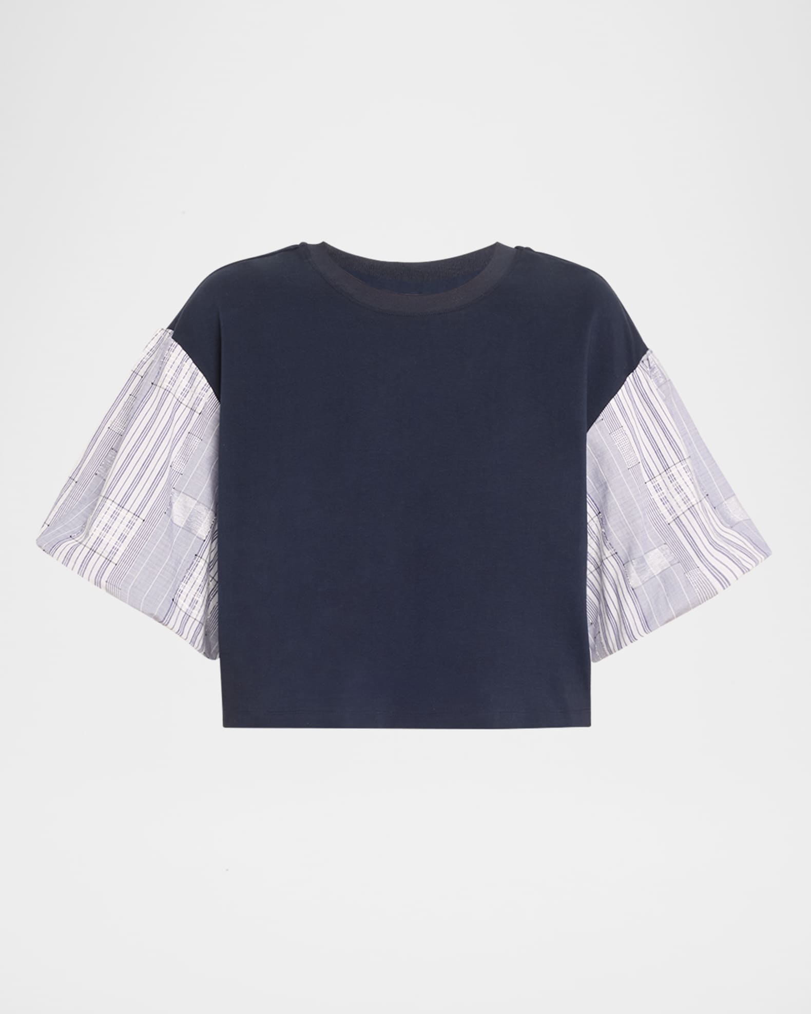 Toula Puff-Sleeve Combo Top 0