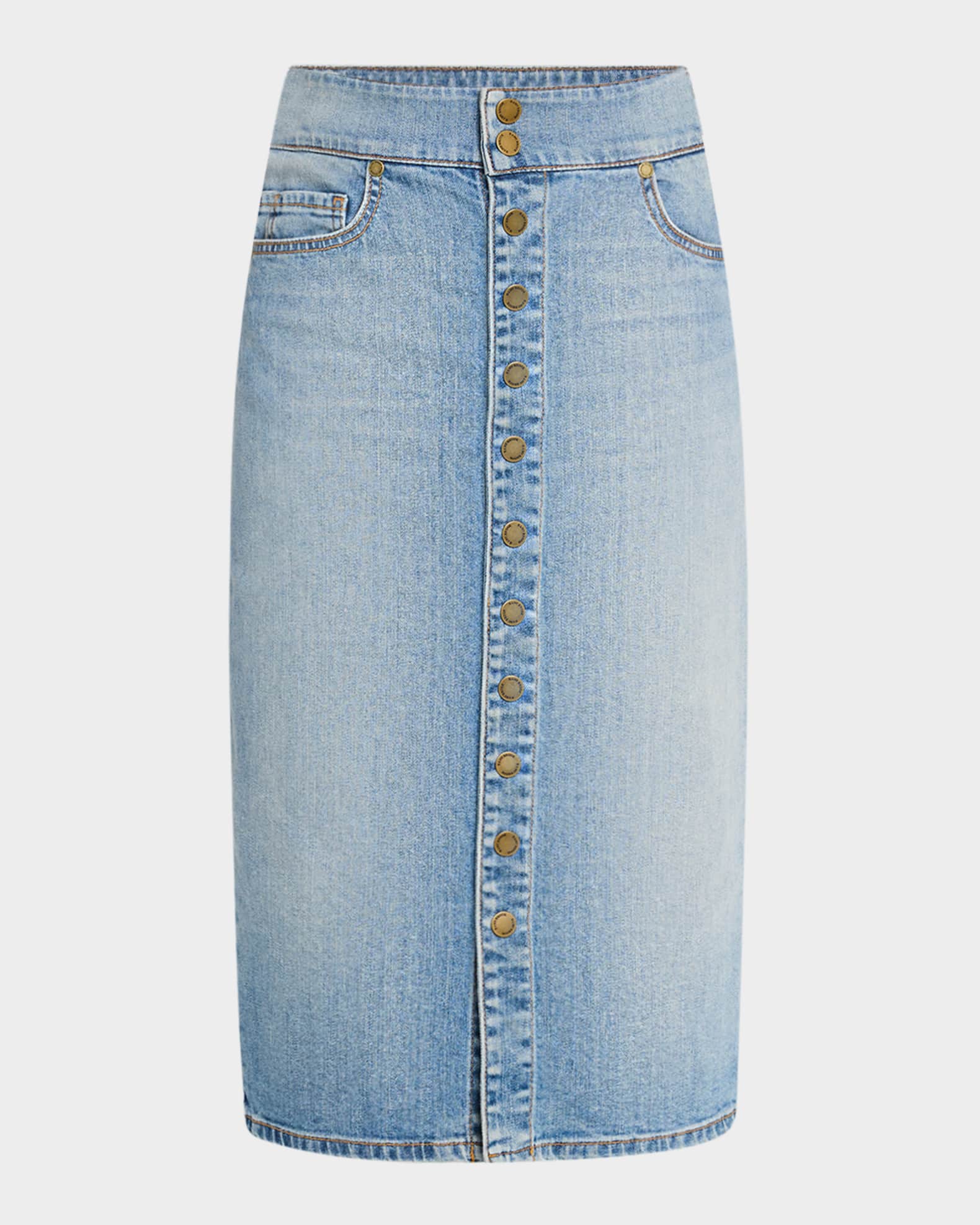 Knee length denim skirt 8x10 shop