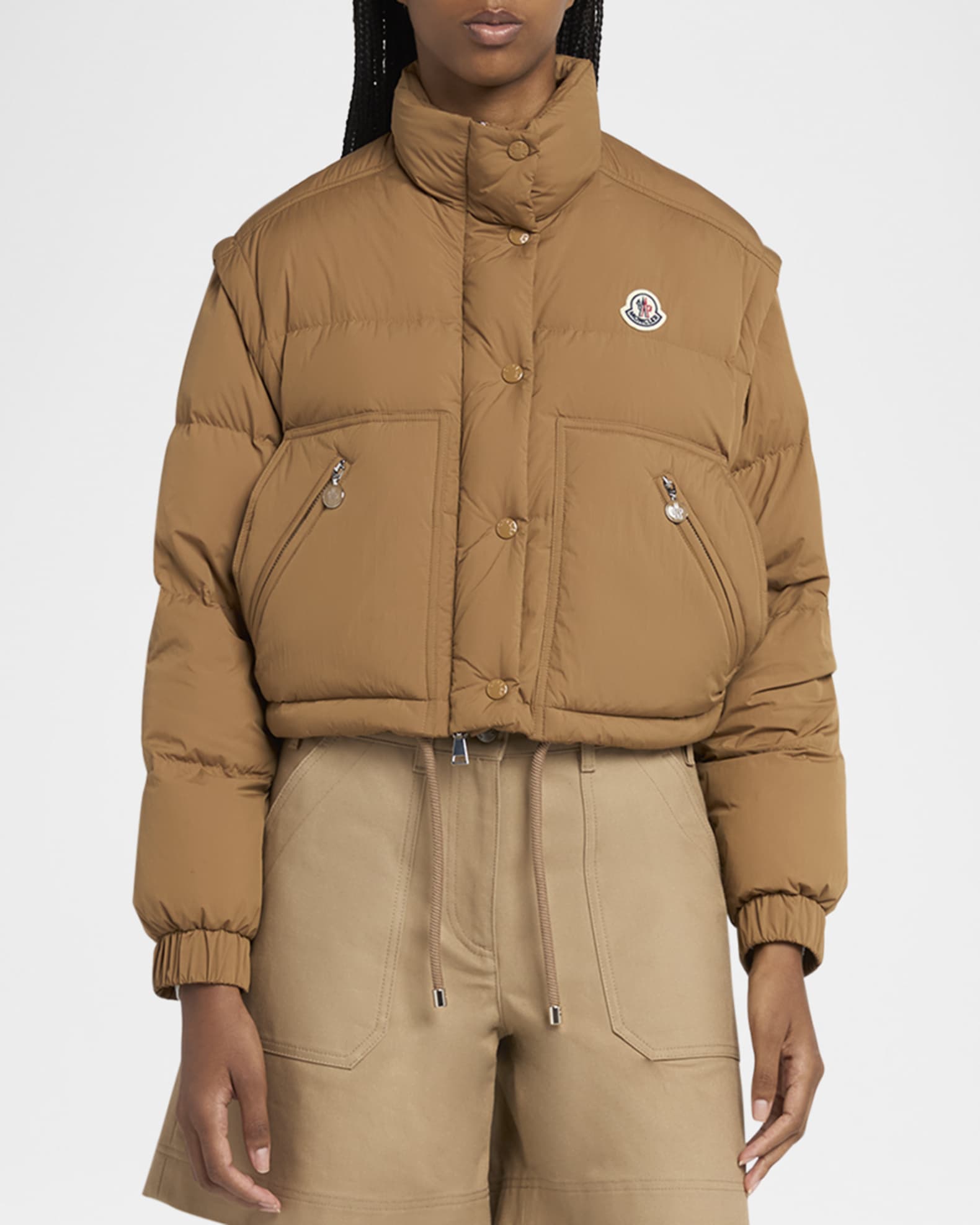 【保存版】 Zip-Off with Jacket Puffer Selle Moncler Sleeves Marcus Neiman | ダウンコート