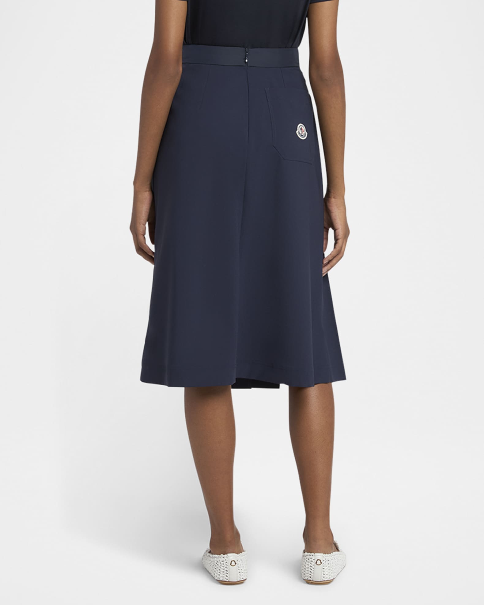 Moncler スカート Pleated Midi Skirt ★関税込 Moncler Pleated Drawstring Midi Skirt | Neiman Marcus