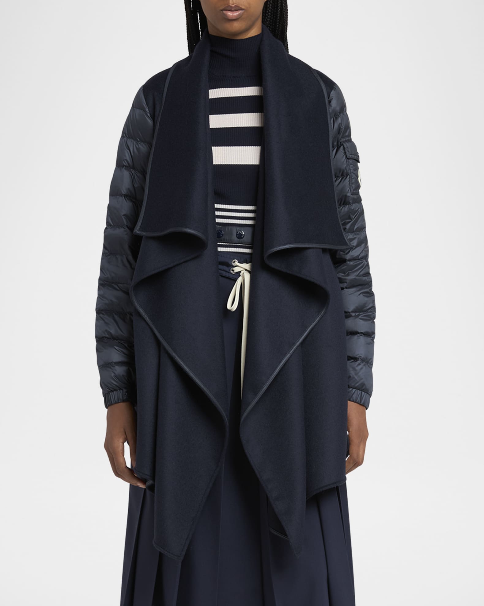 Wool-Blend Cape 