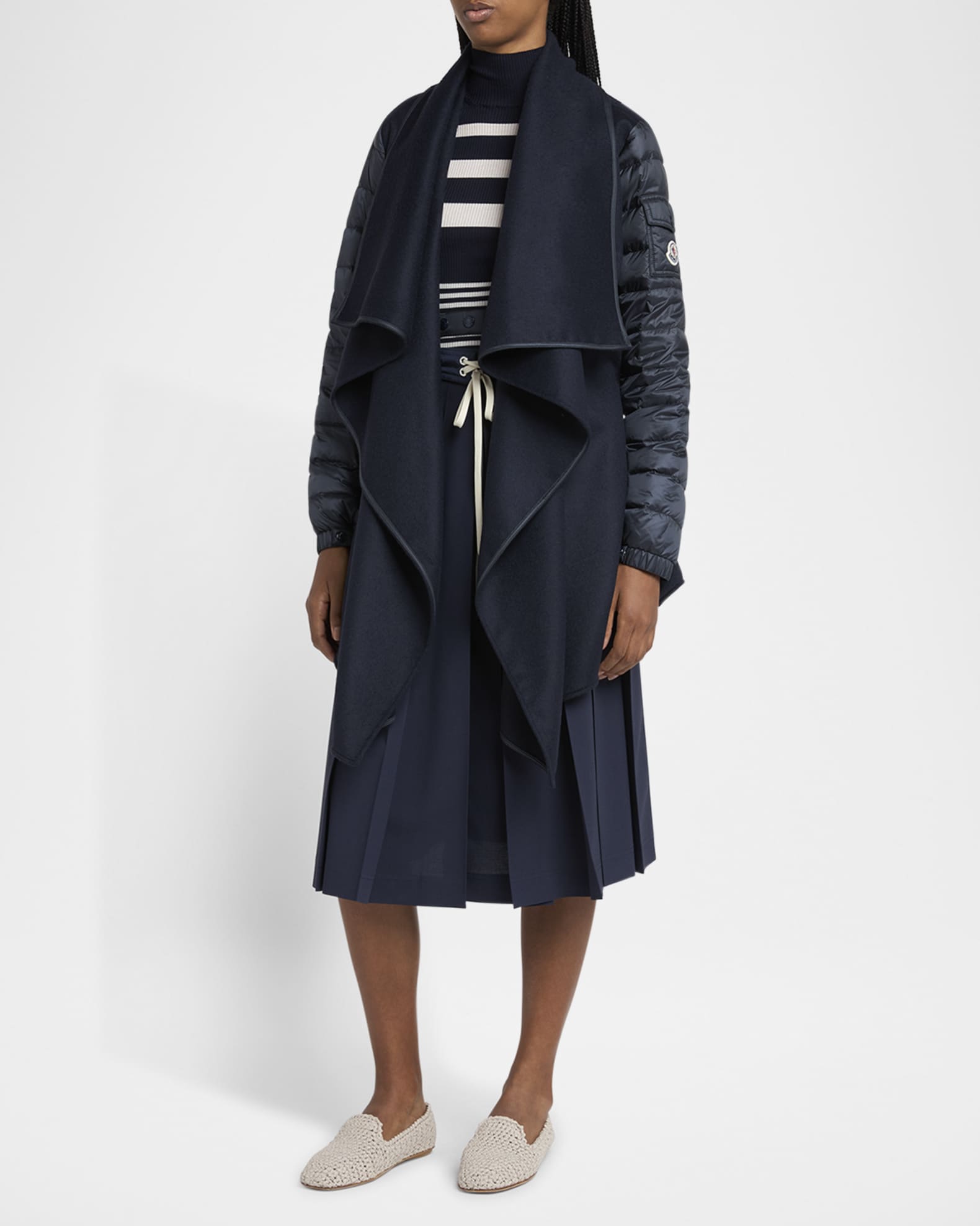 Wool-Blend Cape 