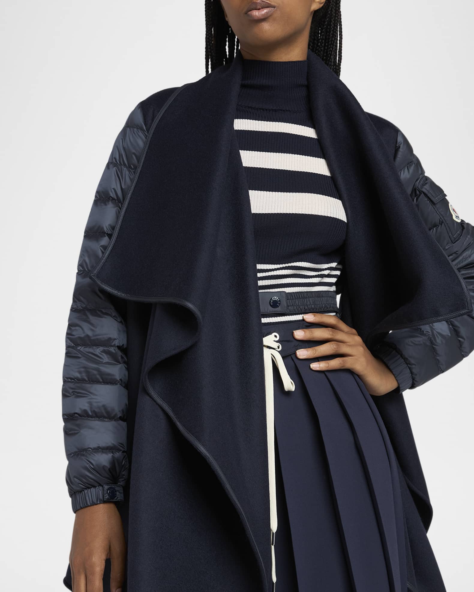 Wool-Blend Cape 