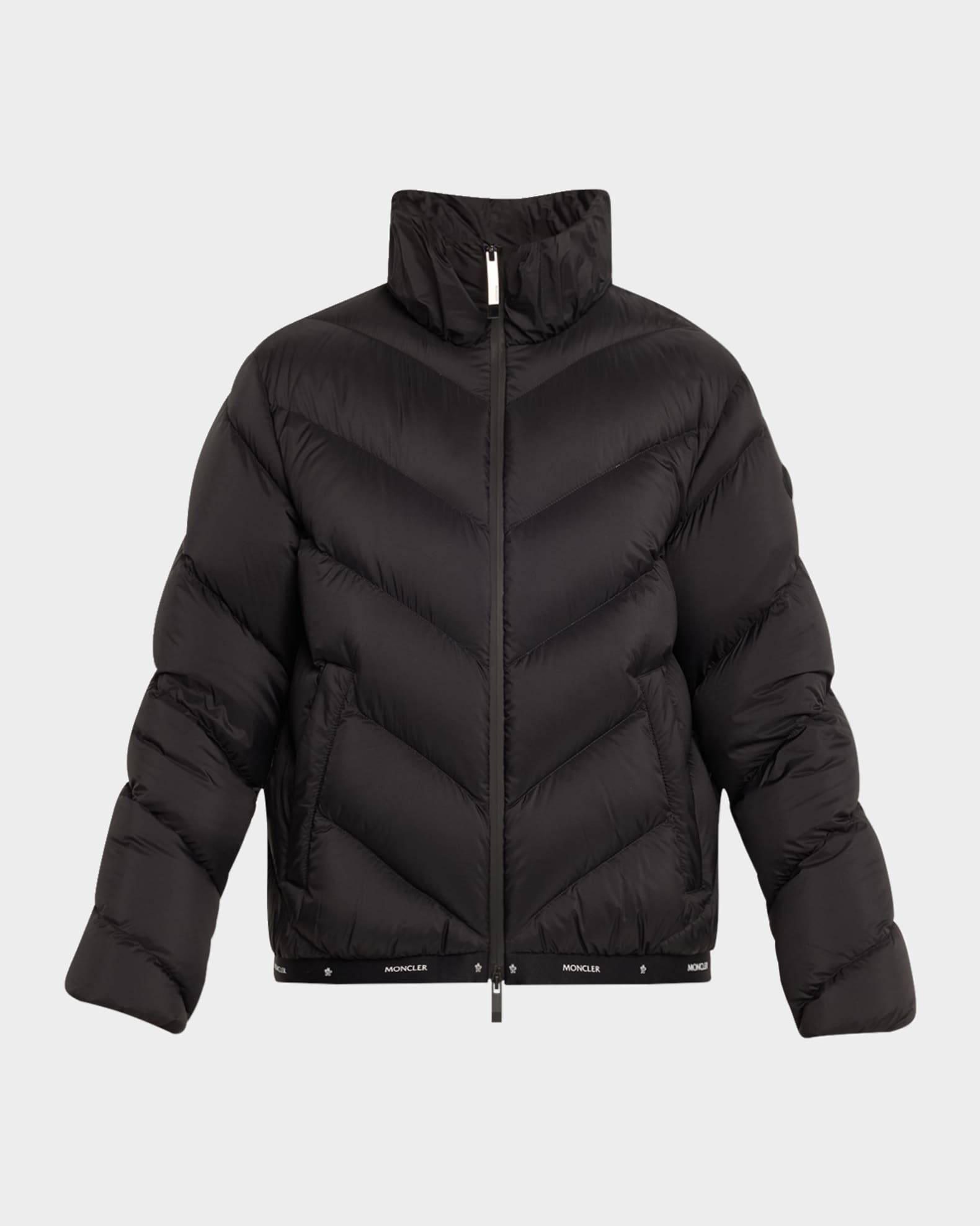 Grigan Quilted Down Logo Tape Jacket 0