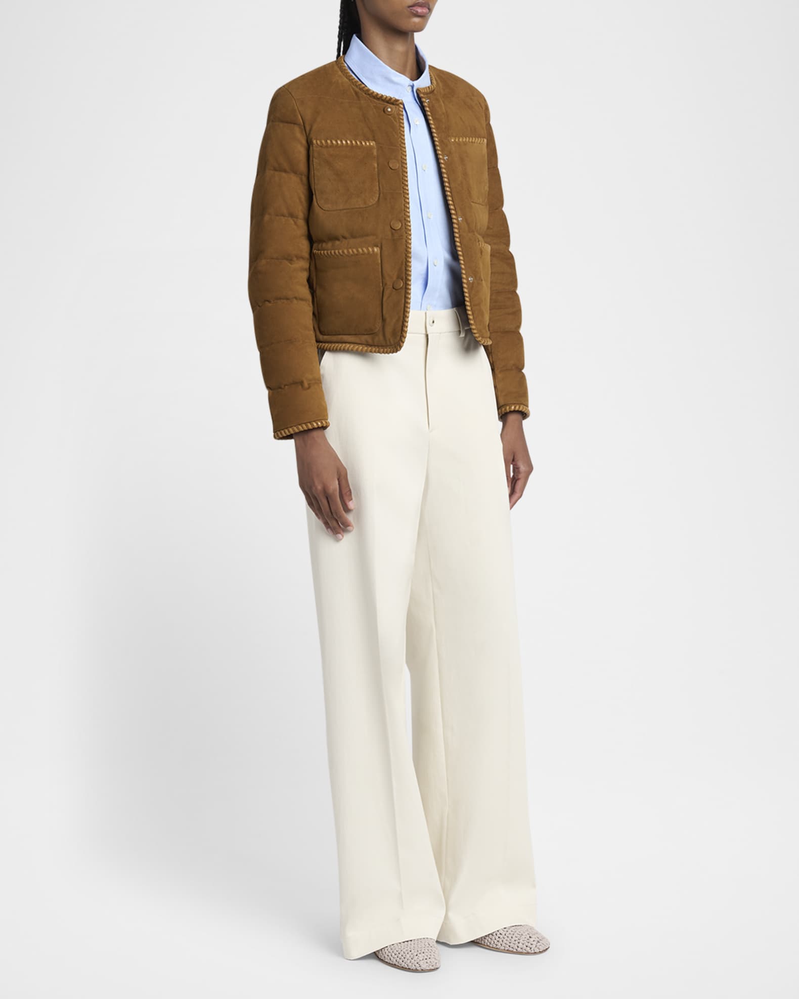 Lassay Quilted Suede Jacket 1