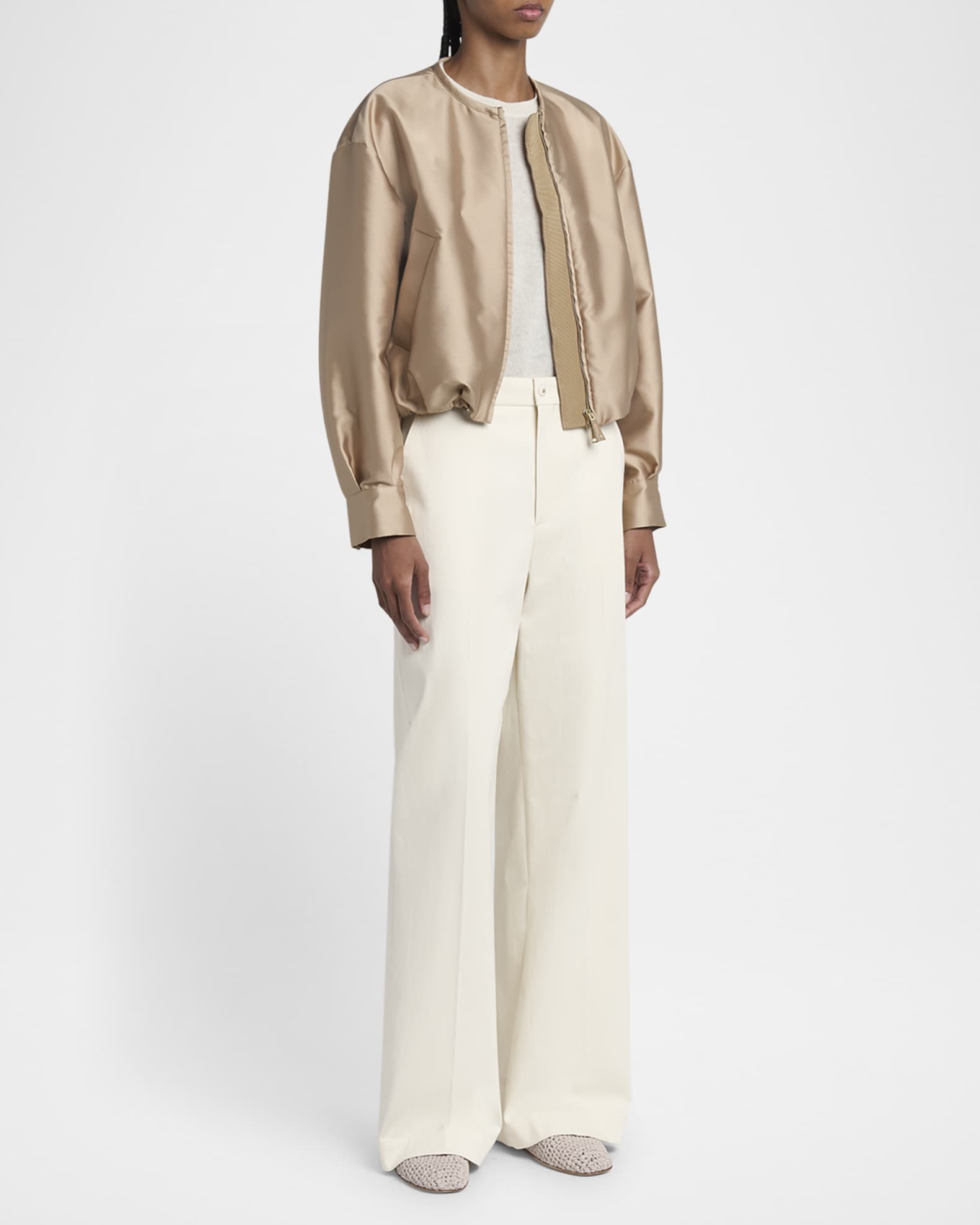 Maupa Satin Bomber Jacket 1