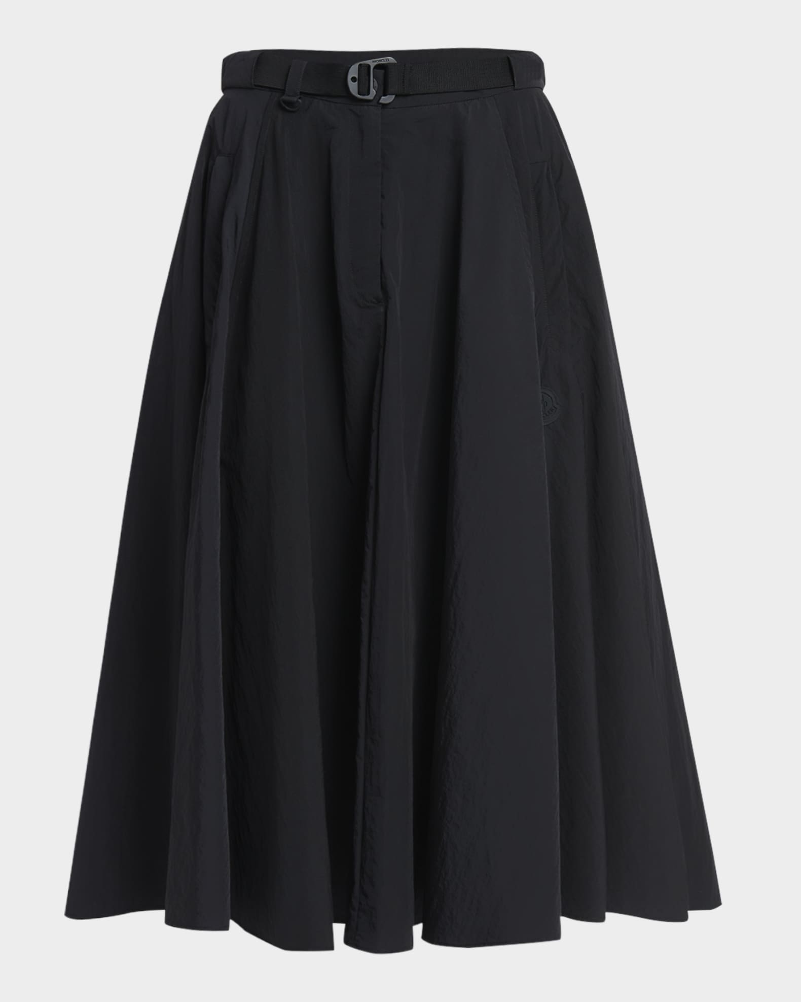 Nylon Midi Skirt 0
