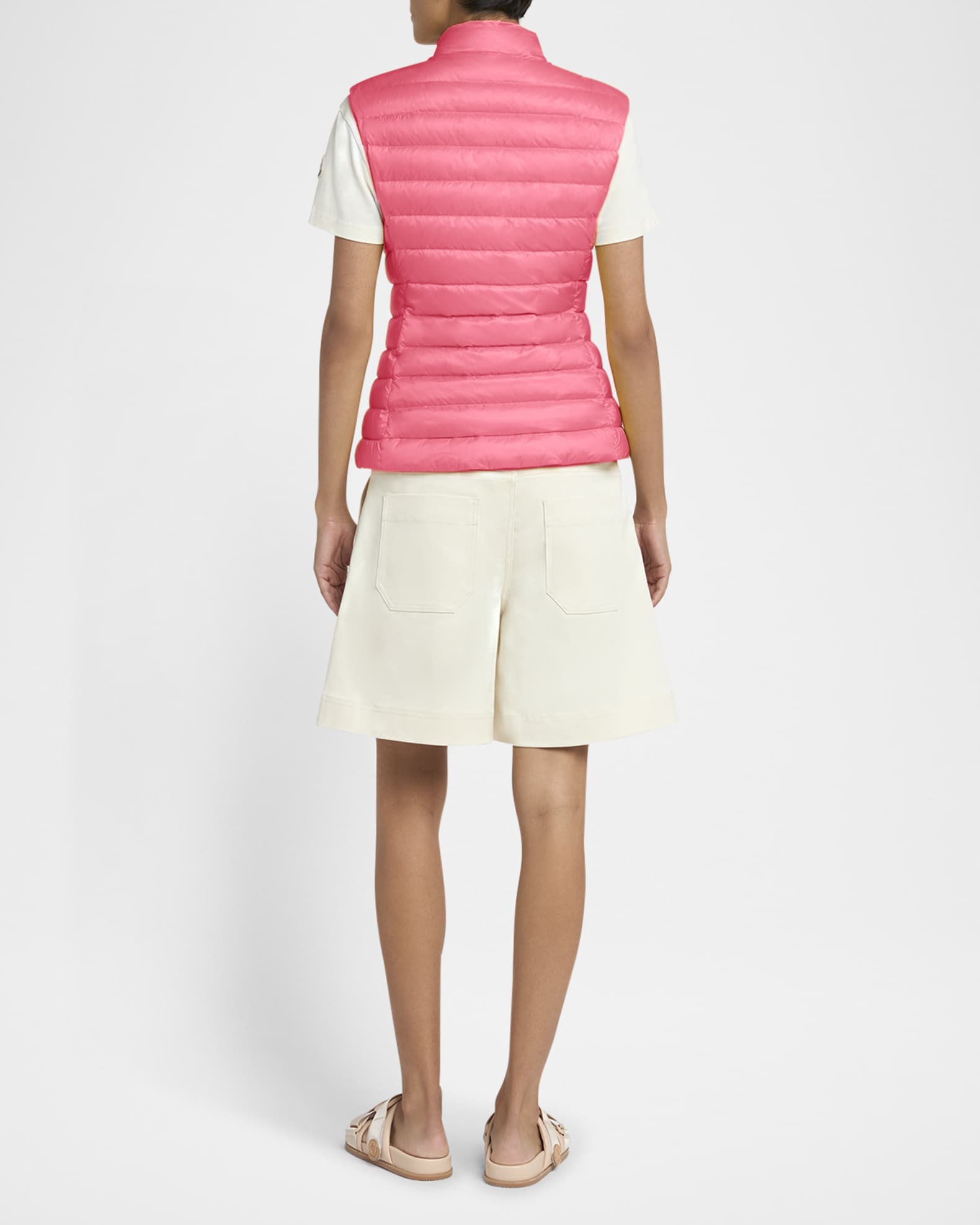 ブルゾン Moncler Padded Sleeveless Igens Vest With Stand-Up Collar Black Contrin Down Vest - Vests for Men | Moncler US