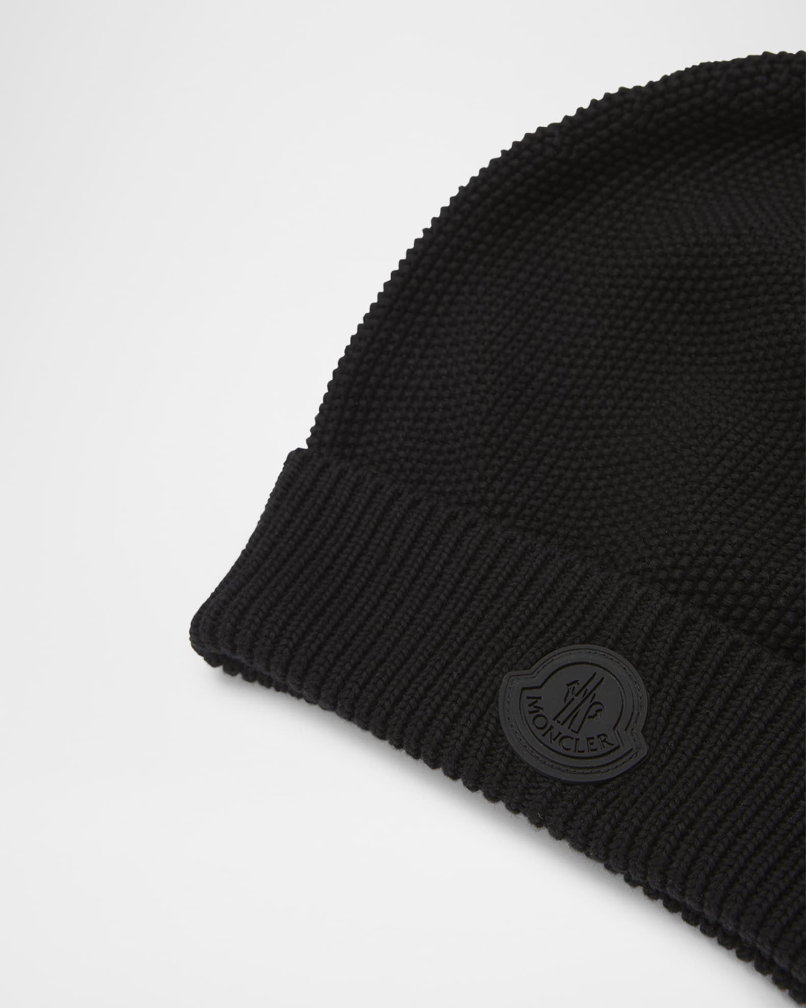 Moncler Tonal Logo Beanie | Neiman Marcus