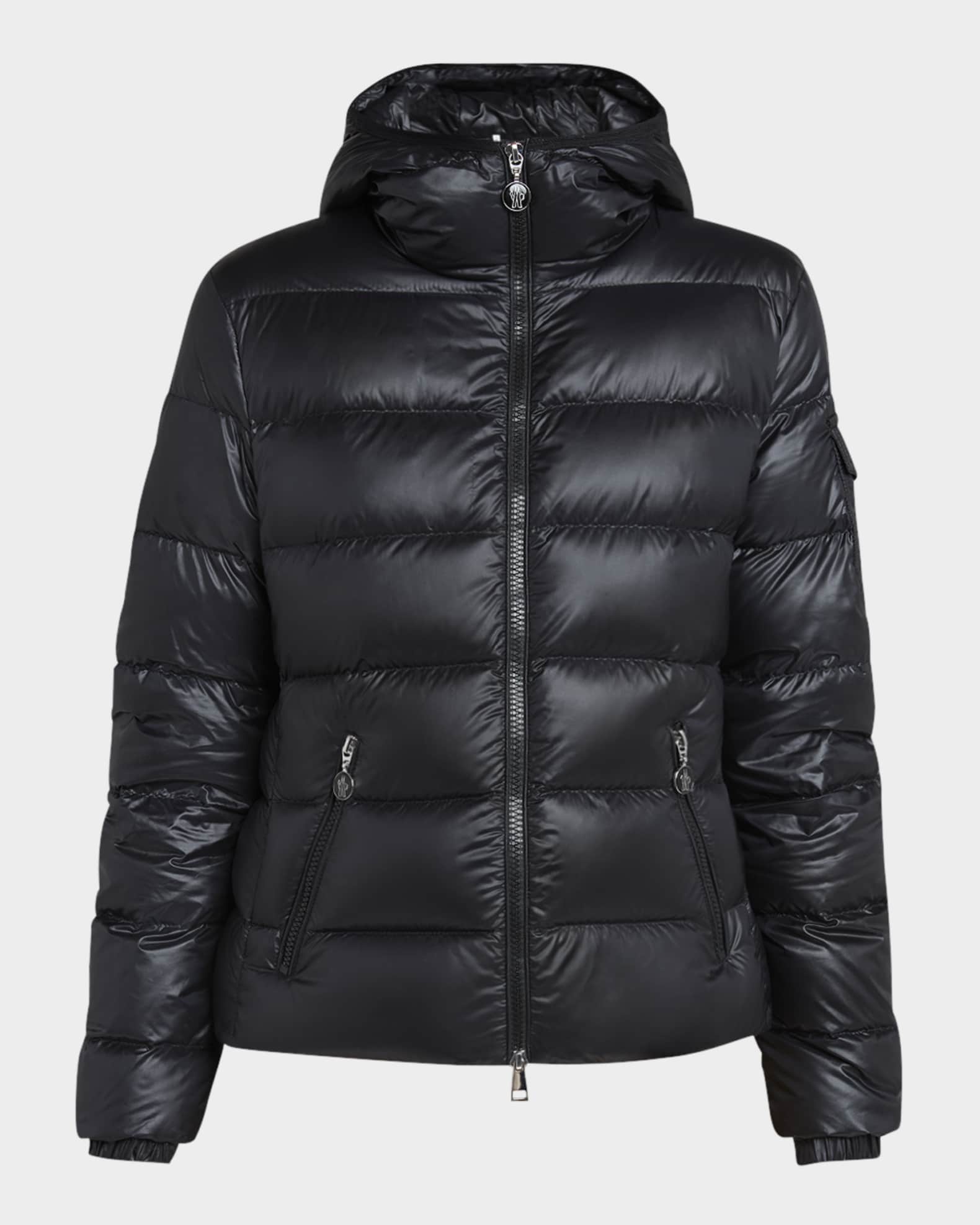 Moncler Gles Hooded Down Jacket Neiman Marcus