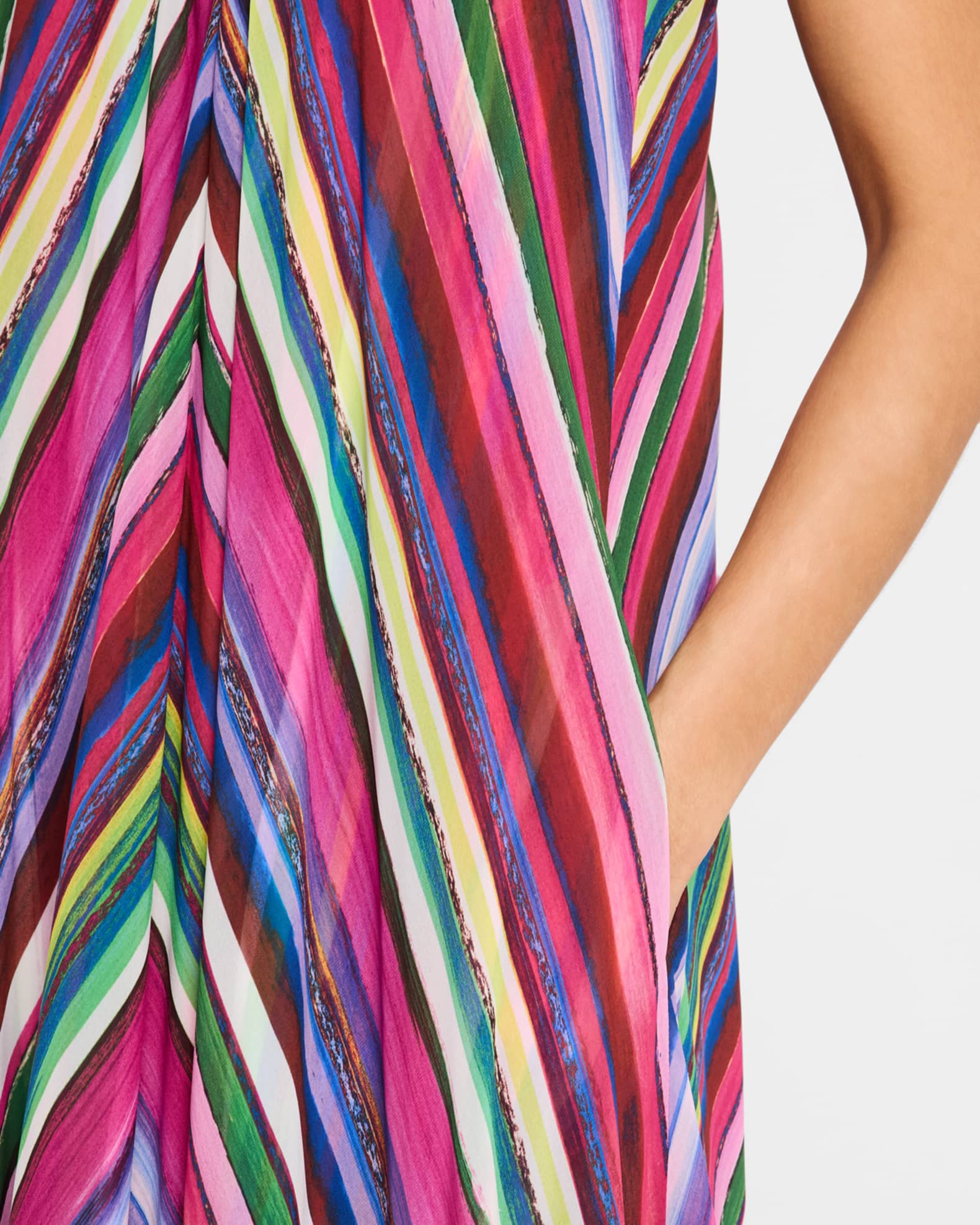 Badgley mischka halter trapeze dress on sale