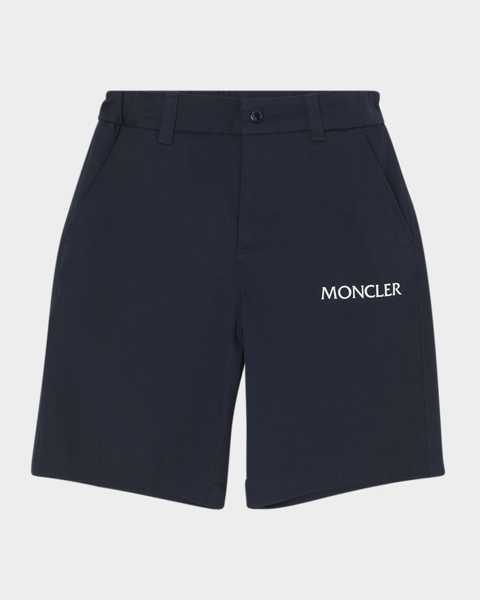 Boy's Contrast Logo-Print Shorts 0