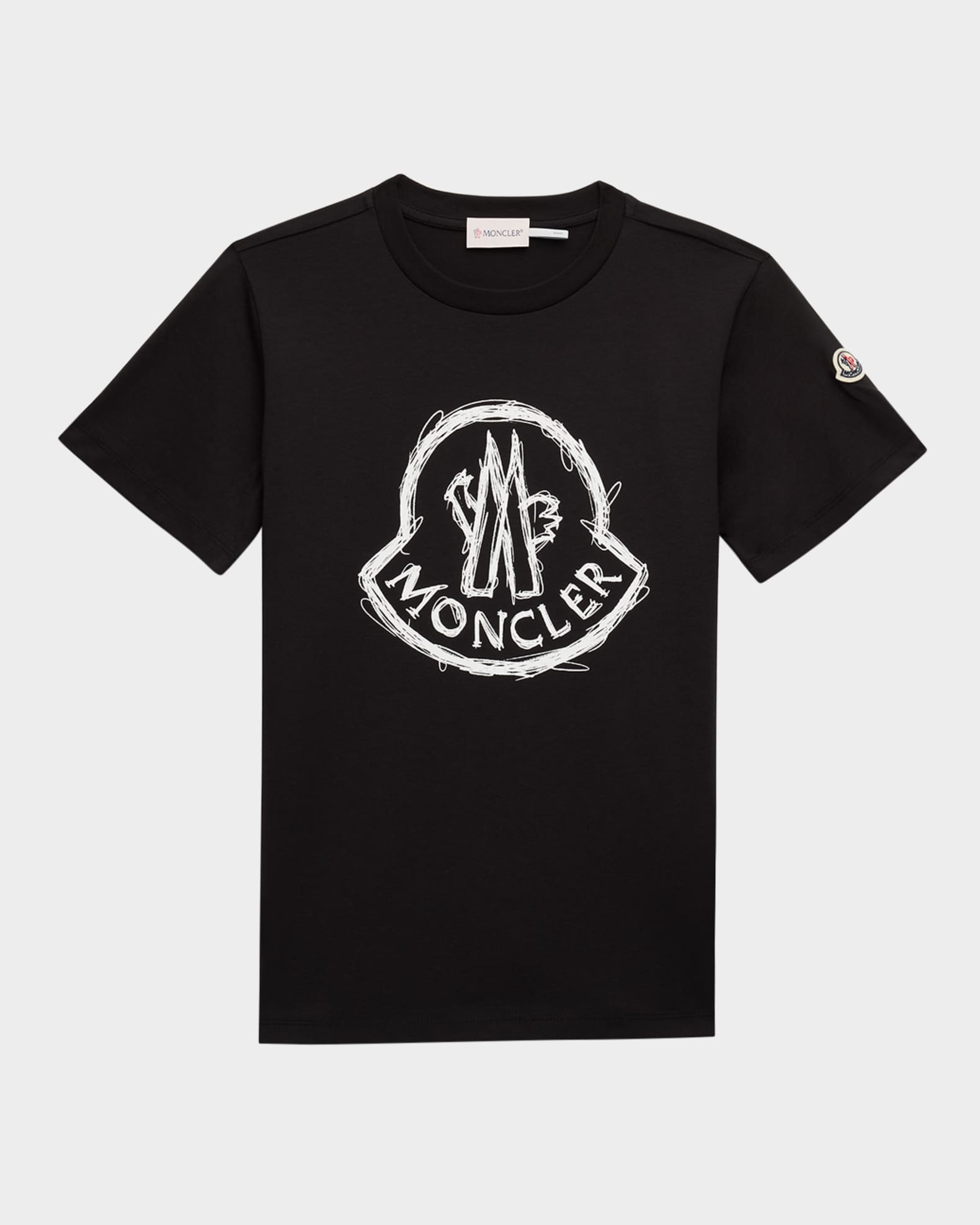 Boy's Scribble Bell Logo Short-Sleeve T-Shirt, Size 12-14