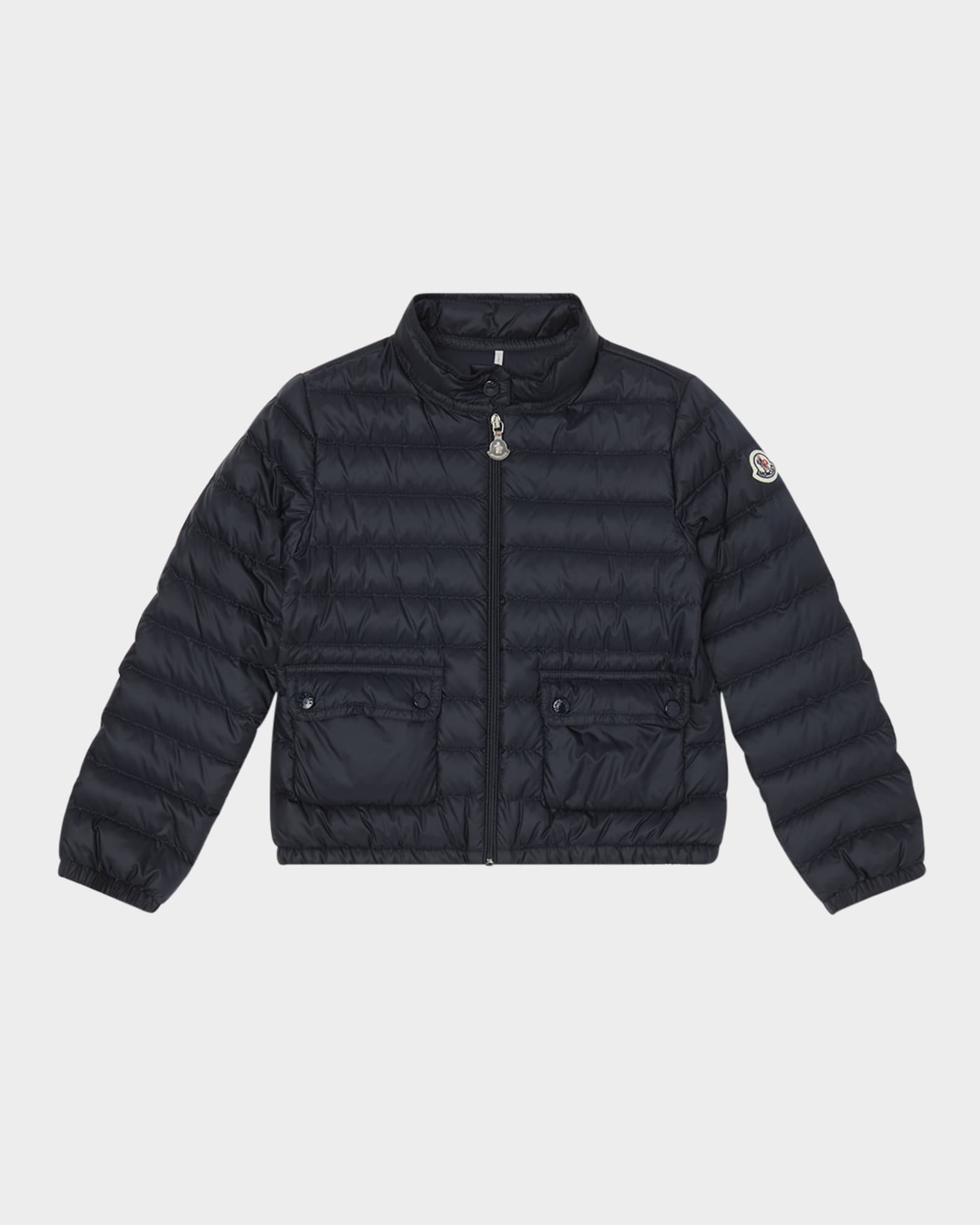Moncler Girl's Lans Quilted Down Jacket, Size 4-10 | Neiman Marcus