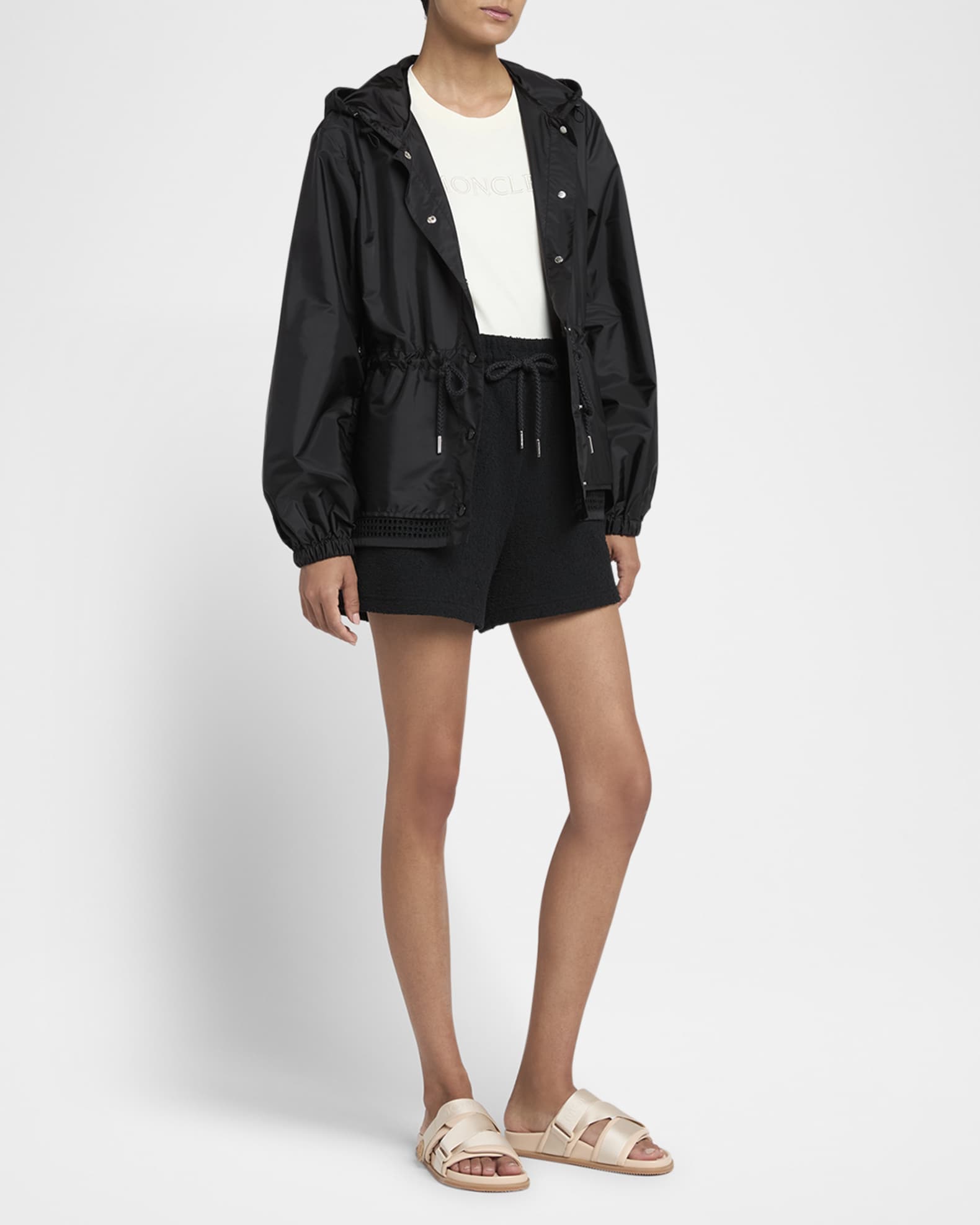 Rochebonne Hooded Drawstring Jacket 1