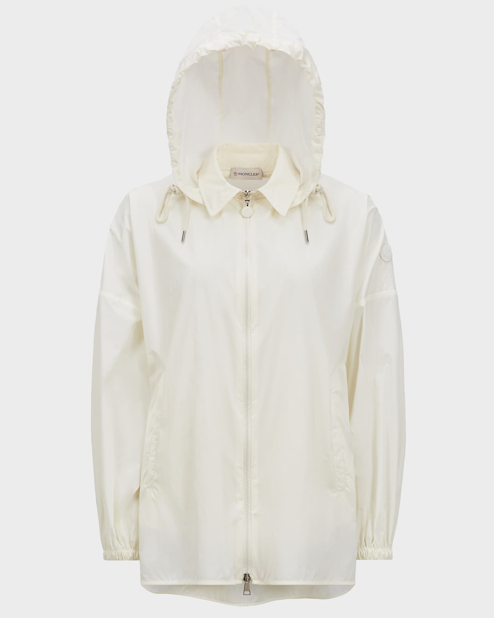 Water-Repellent Shirt with Removable Hood 0