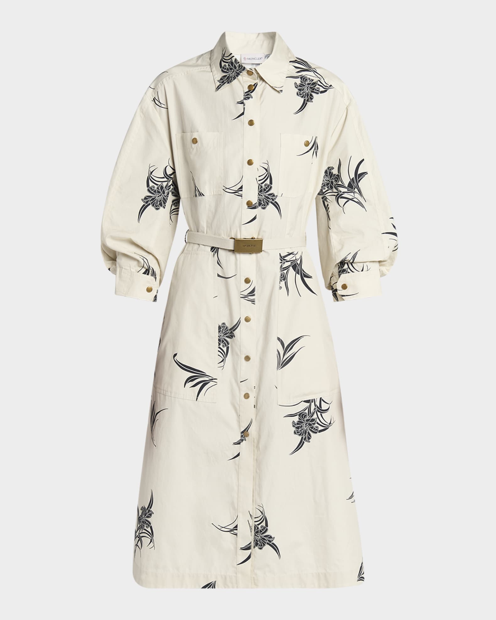 Printed Shirtdress 0