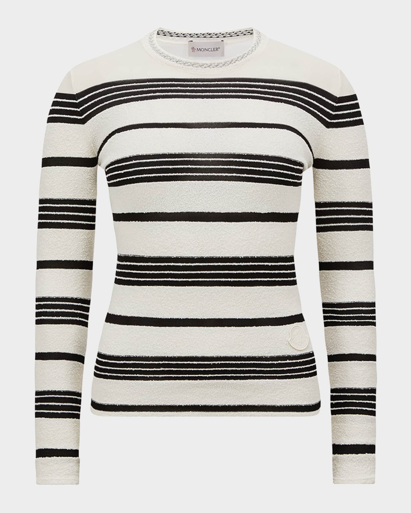 Stripe Crewneck Sweater 0