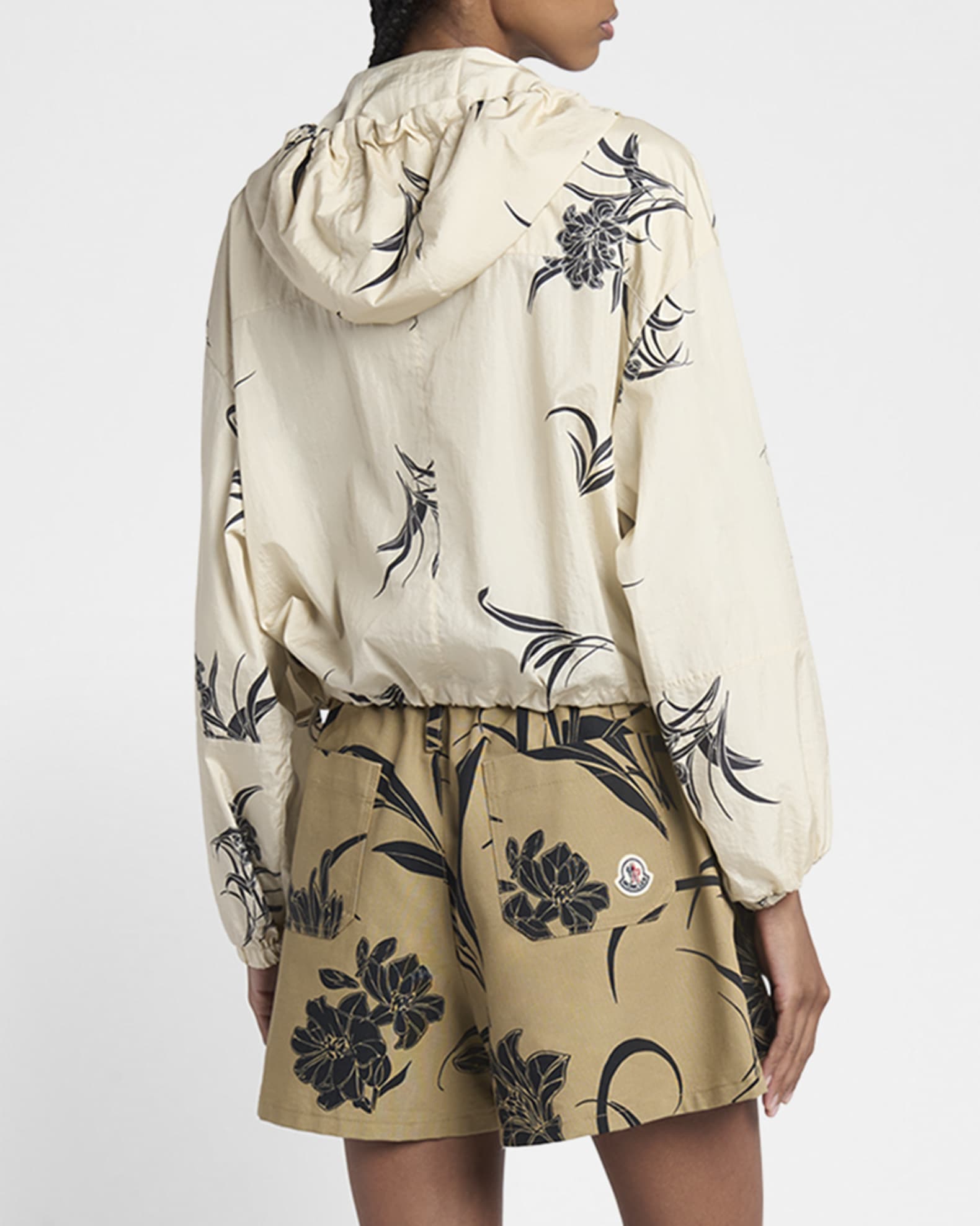 Moncler Sauvan Printed Short Parka | Neiman Marcus