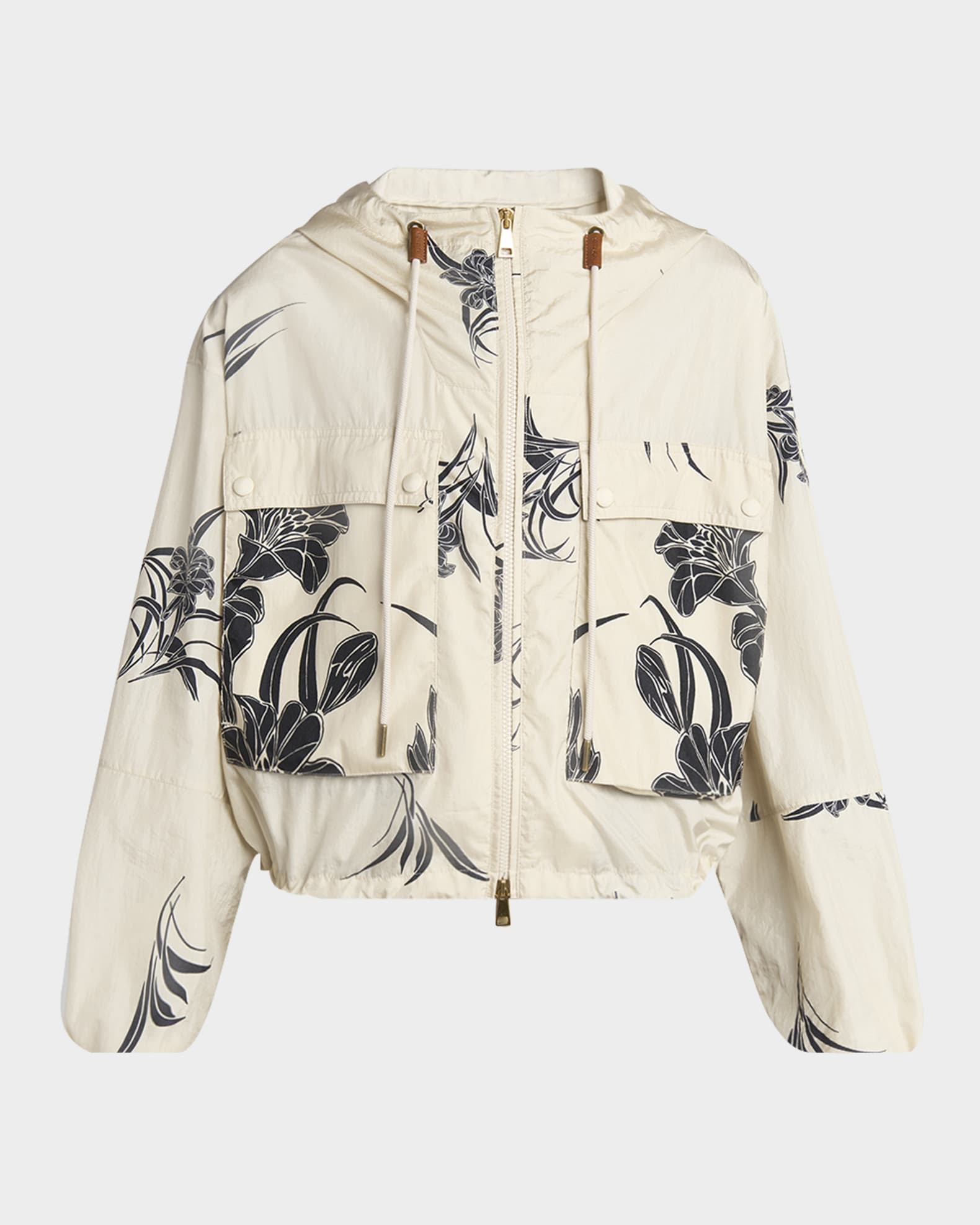 Sauvan Printed Short Parka 0