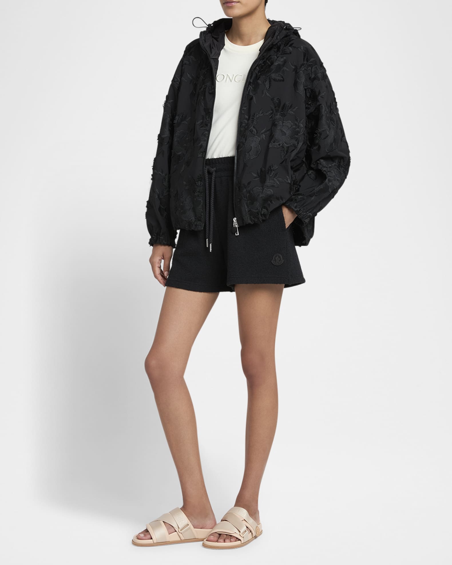 Charmeil Floral Hooded Jacket 1