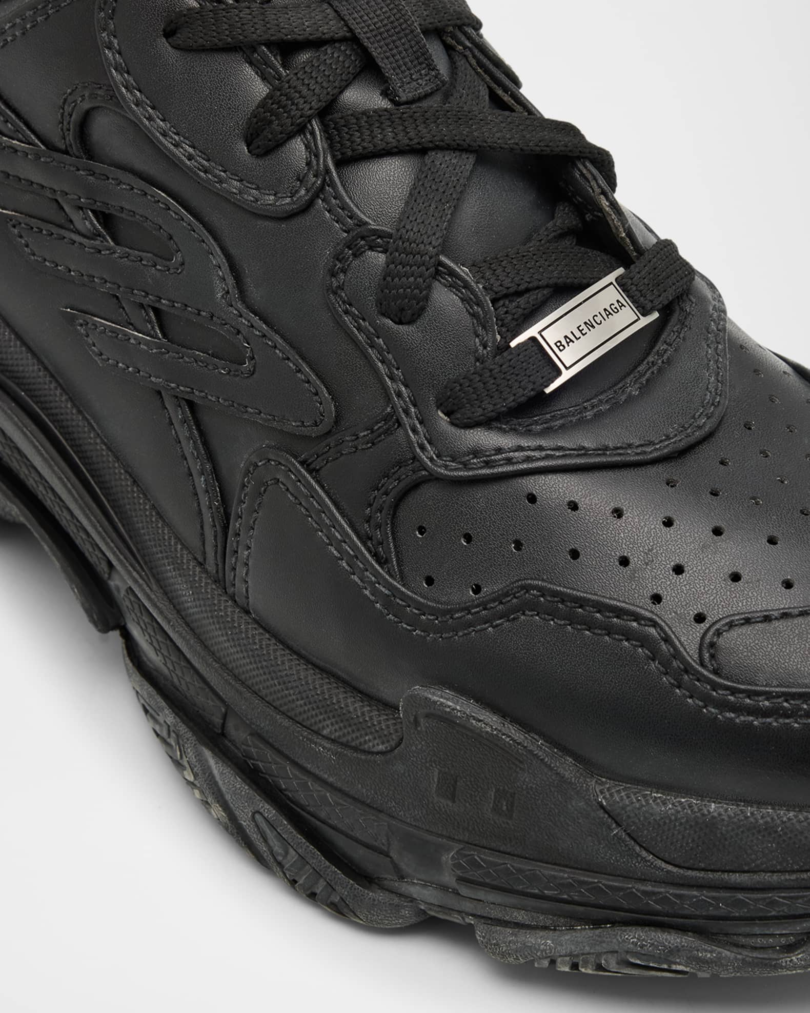 Balenciaga Men's Triple S Sporty Low-Top Sneakers | Neiman