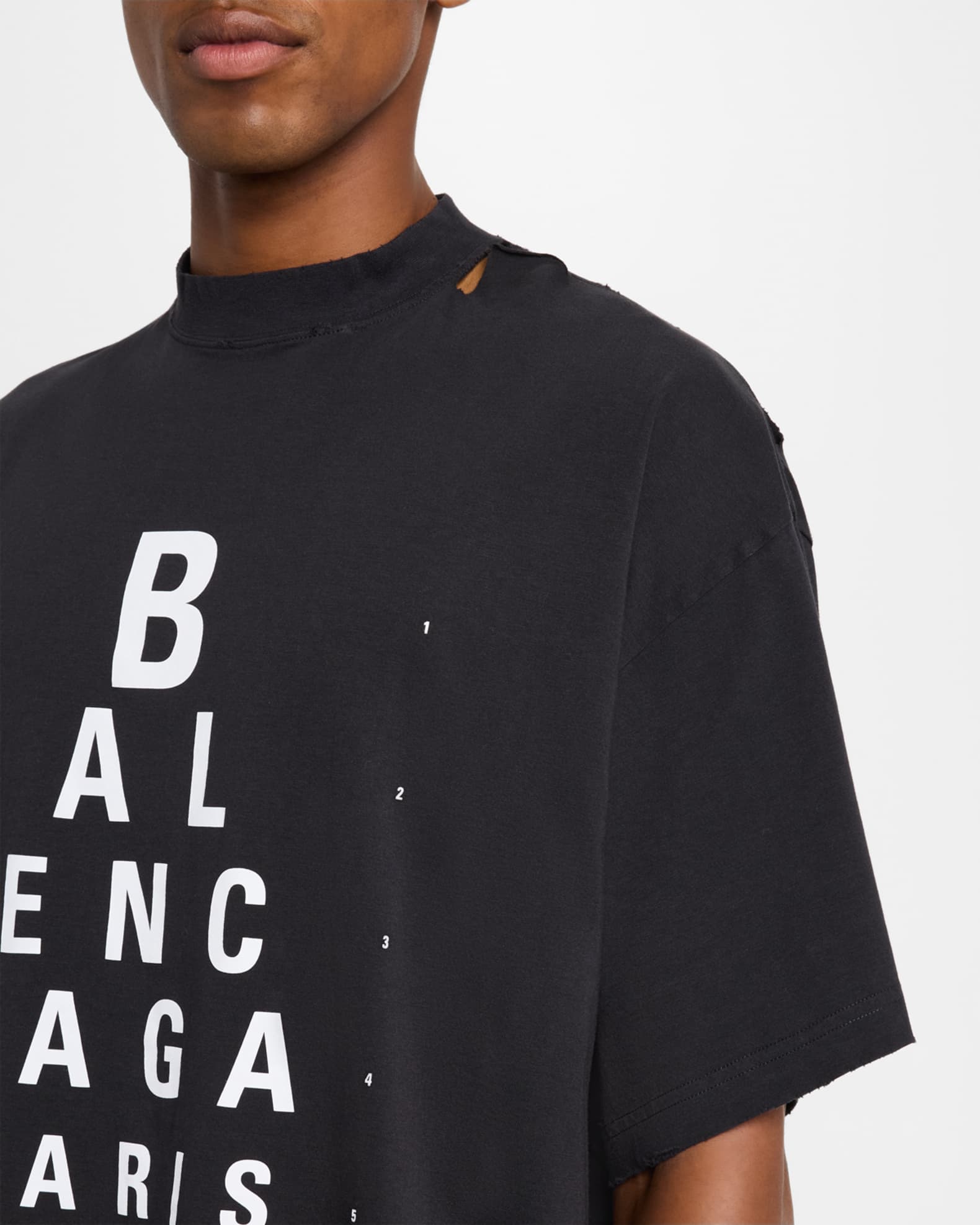 【BALENCIAGA】Optical Artwork Oversized T-Shirt Balenciaga Optical Print Oversized Jersey T-Shirt - Bergdorf