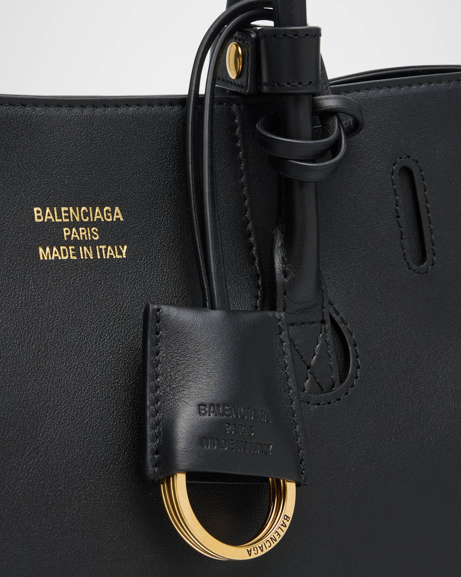 トートバッグ BALENCIAGA Hampton Purse - Balenciaga - Leather - Black BALENCIAGA Hampton leather tote bag | NET-A-PORTER