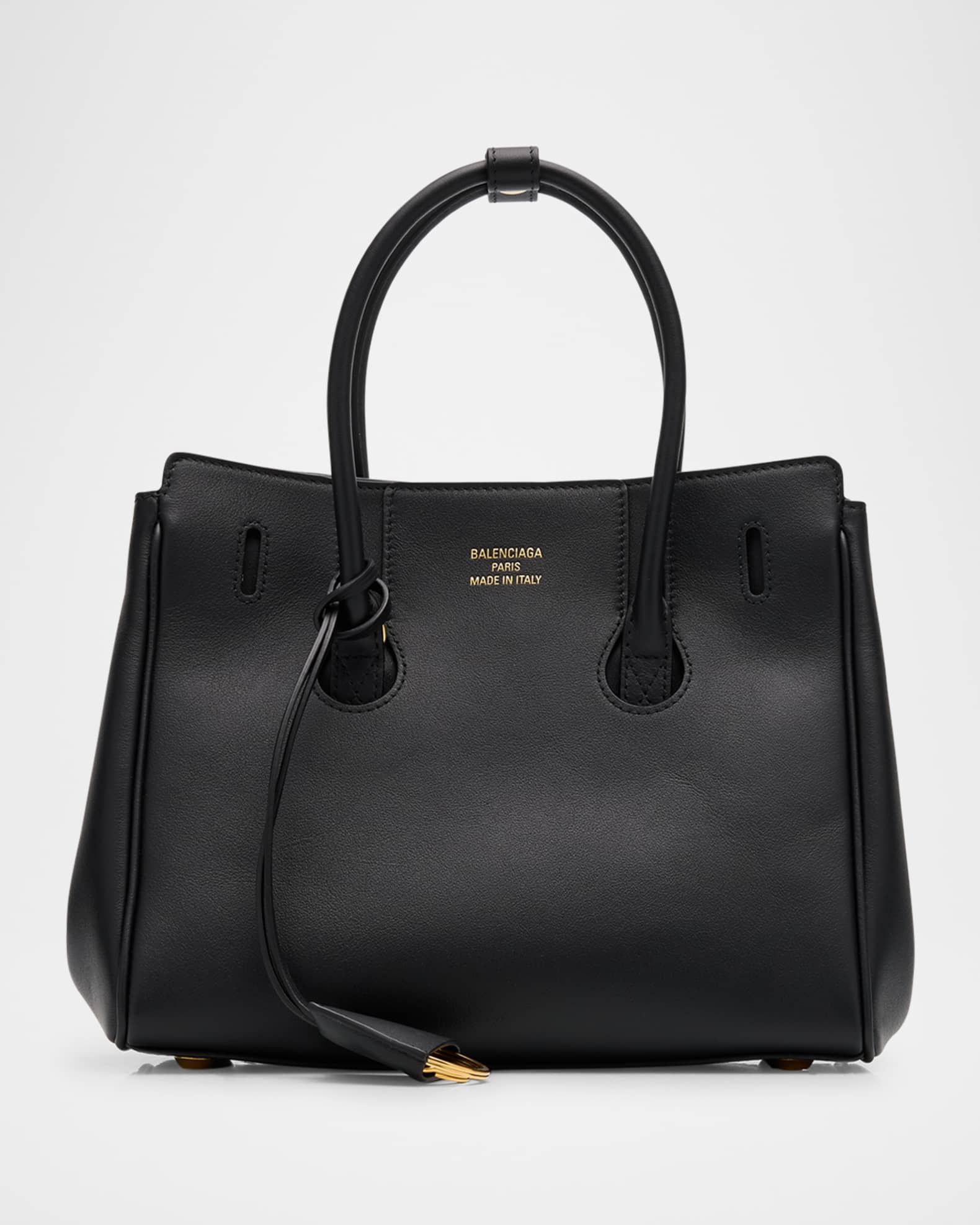 Balenciaga Hampton Mini Leather Tote Bag | Neiman Marcus