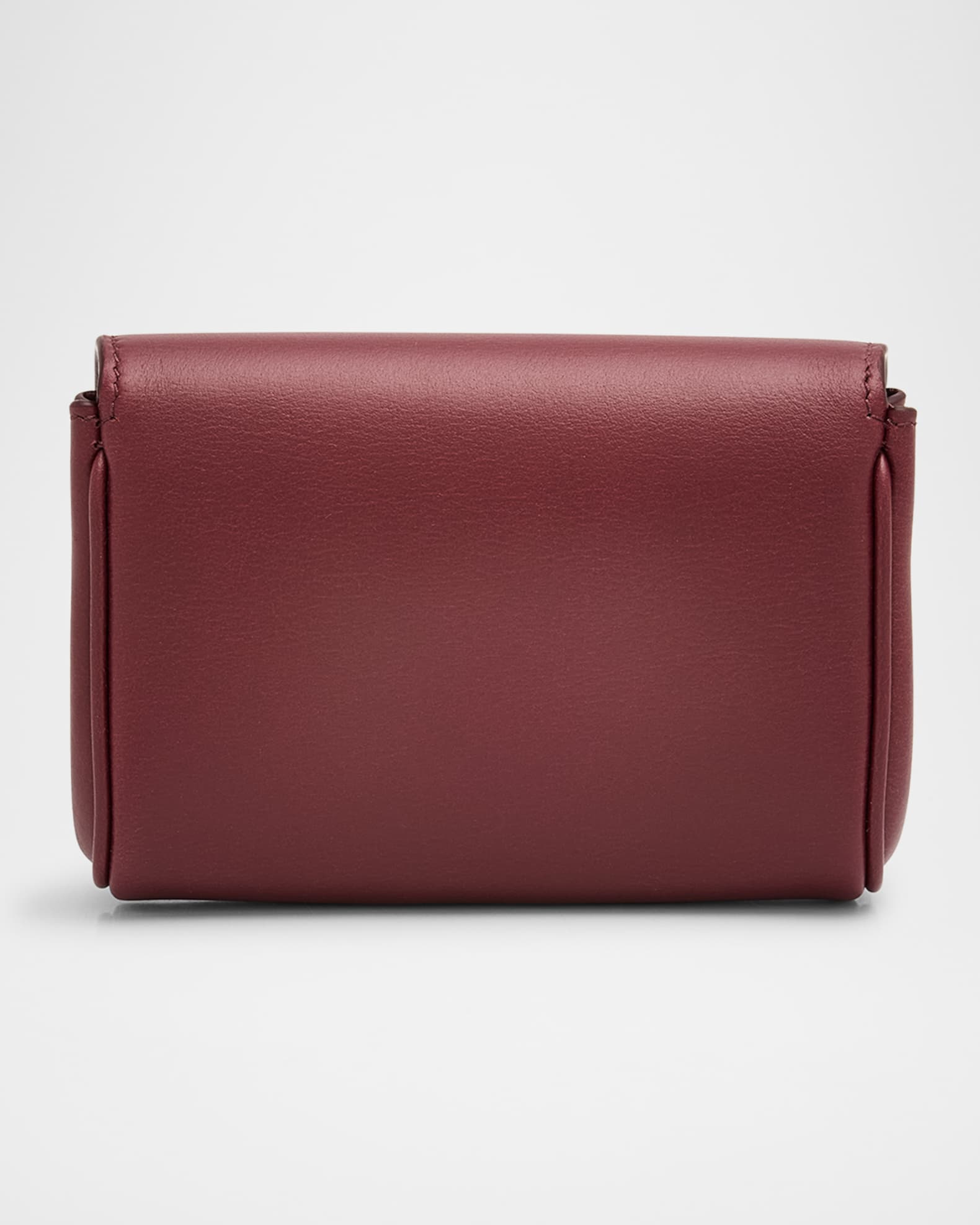 Balenciaga Rodeo Flap Leather Card Holder | Neiman Marcus