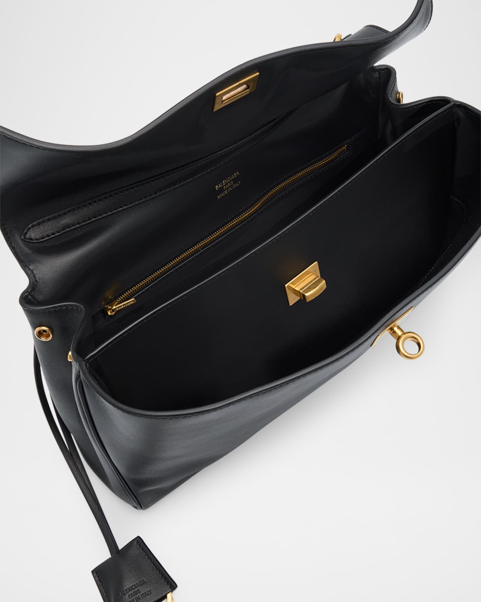Balenciaga Rodeo Leather Shoulder Bag | Neiman Marcus