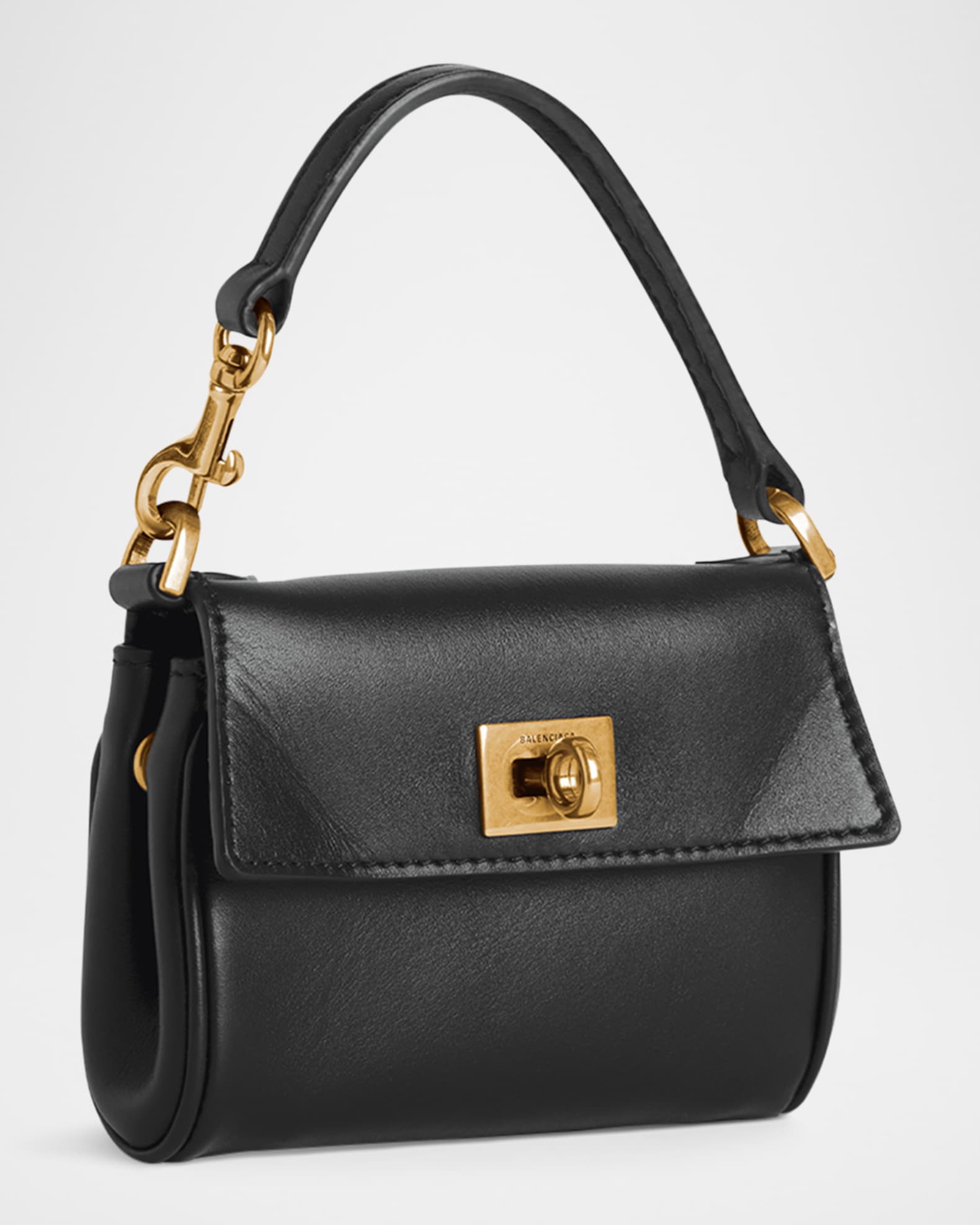 キーホルダー・キーリング BALENCIAGA Rodeo Micro Purse - Balenciaga - Leather - Black Women's Rodeo Micro Bag Charm in Black | Balenciaga US