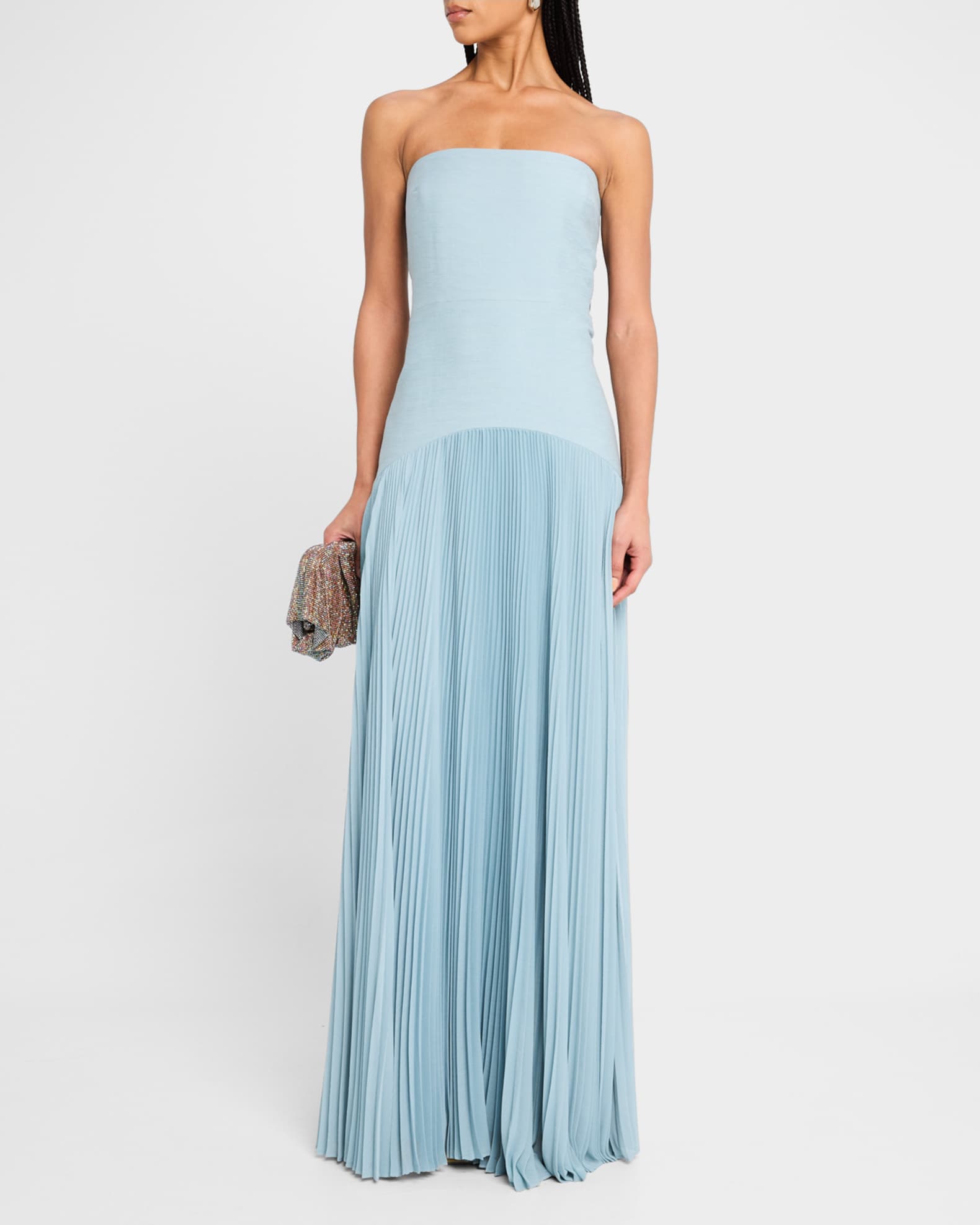 Sunniva Strapless Drop-Waist Dress 1