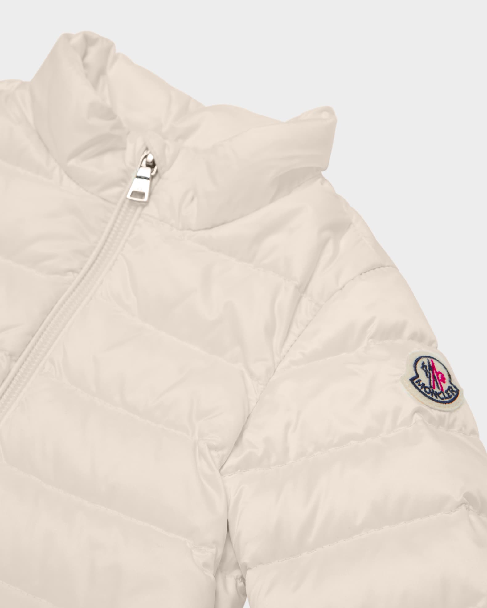 25SS MONCLER Hede ホワイトアイボリー White Ivory Hede Hooded Short Down Jacket - Short Down