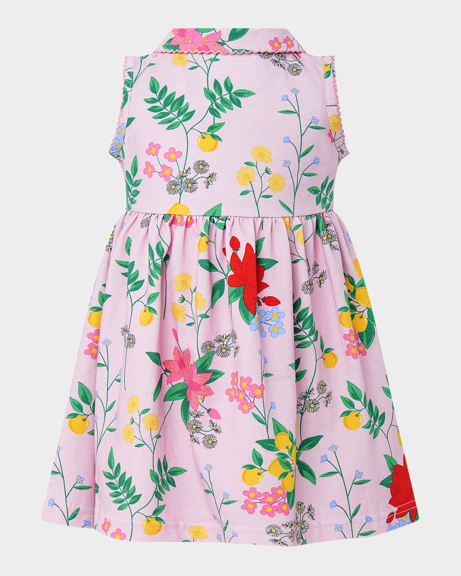 Girl's Botanical Floral-Print Jersey Dress 1
