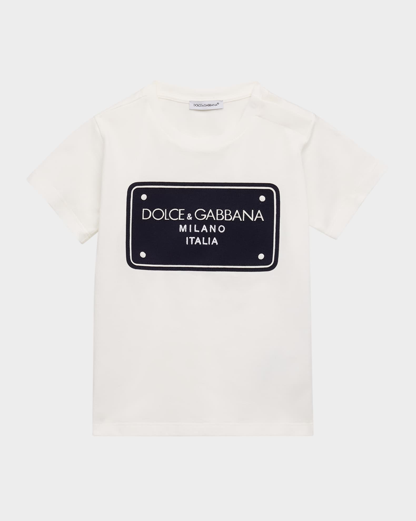 Boy's Graphic Logo Plaque T-Shirt, Size 12M-30M 0