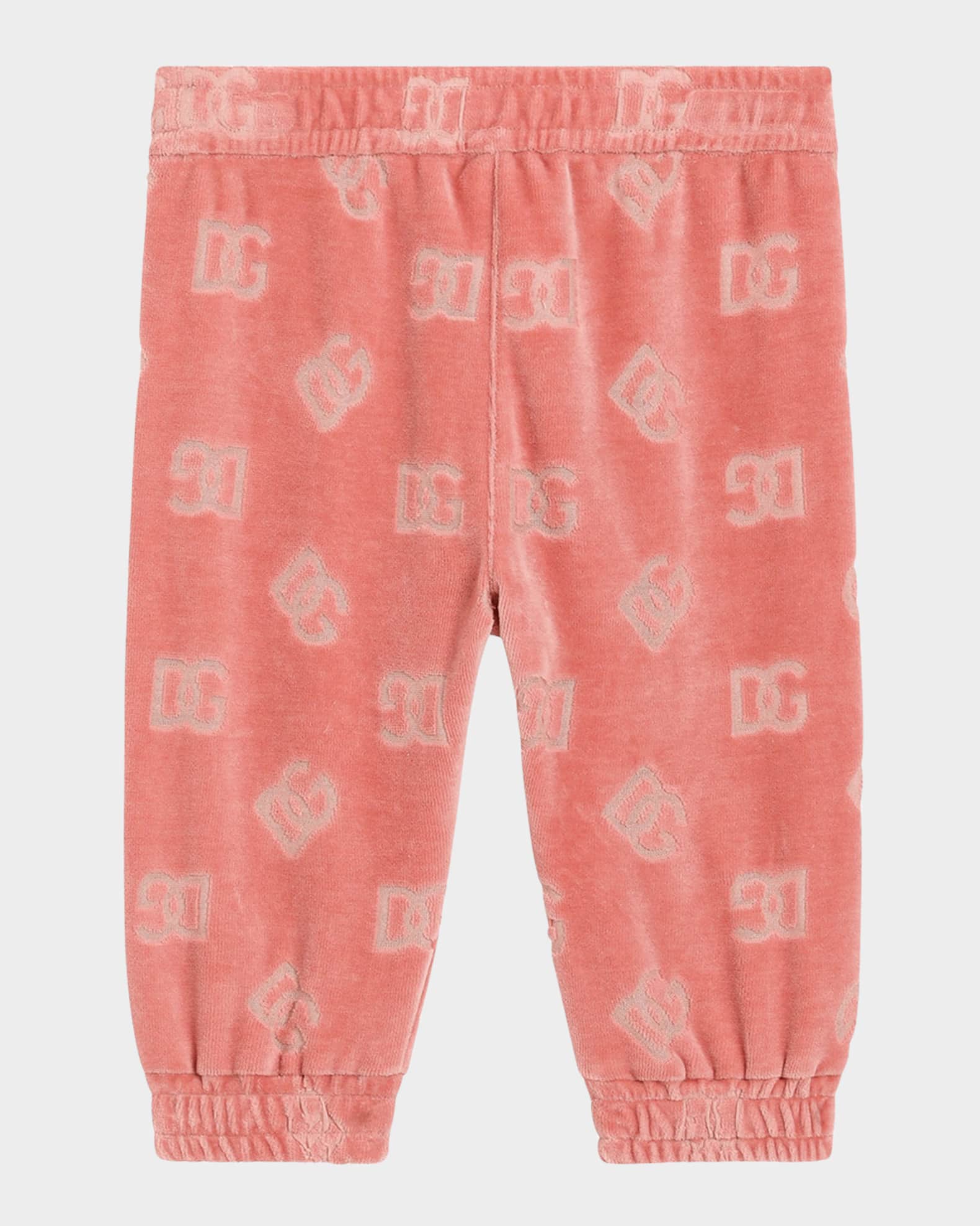 Girl's Interlocked Logo-Print Sweatpants, Size 12M-30M 1